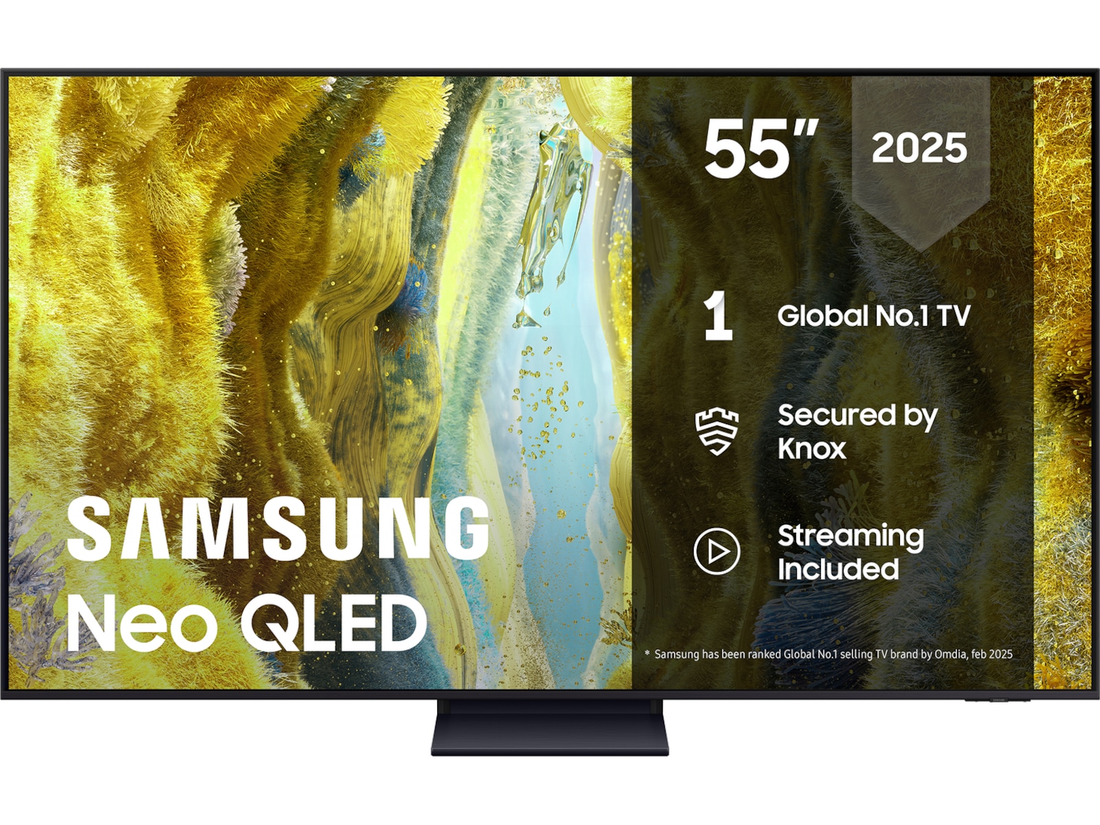 Samsung 55" QN73F Neo QLED 4K Mini LED Smart TV (2025) 50 - 59 tommer TV