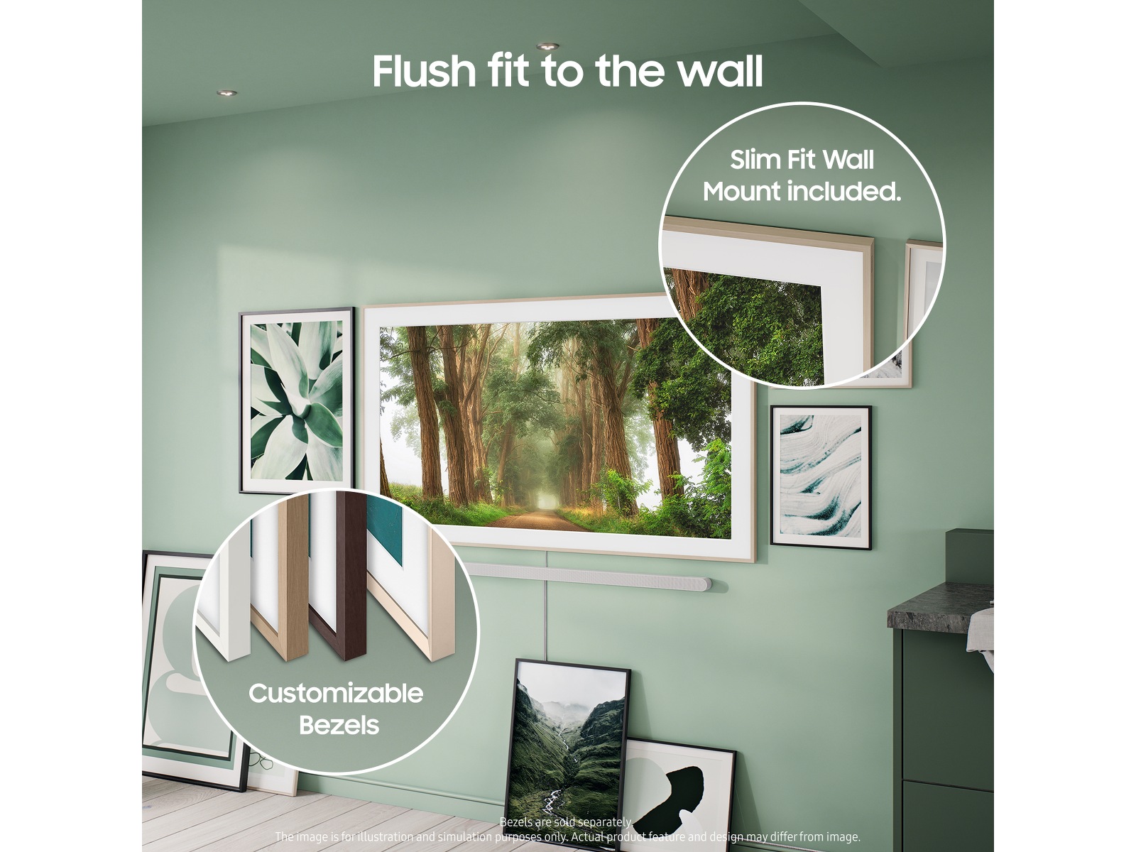 Samsung 75" The Frame Pro LS03FW Neo QLED 4K Smart TV (2025) 70 - 79 tommer TV