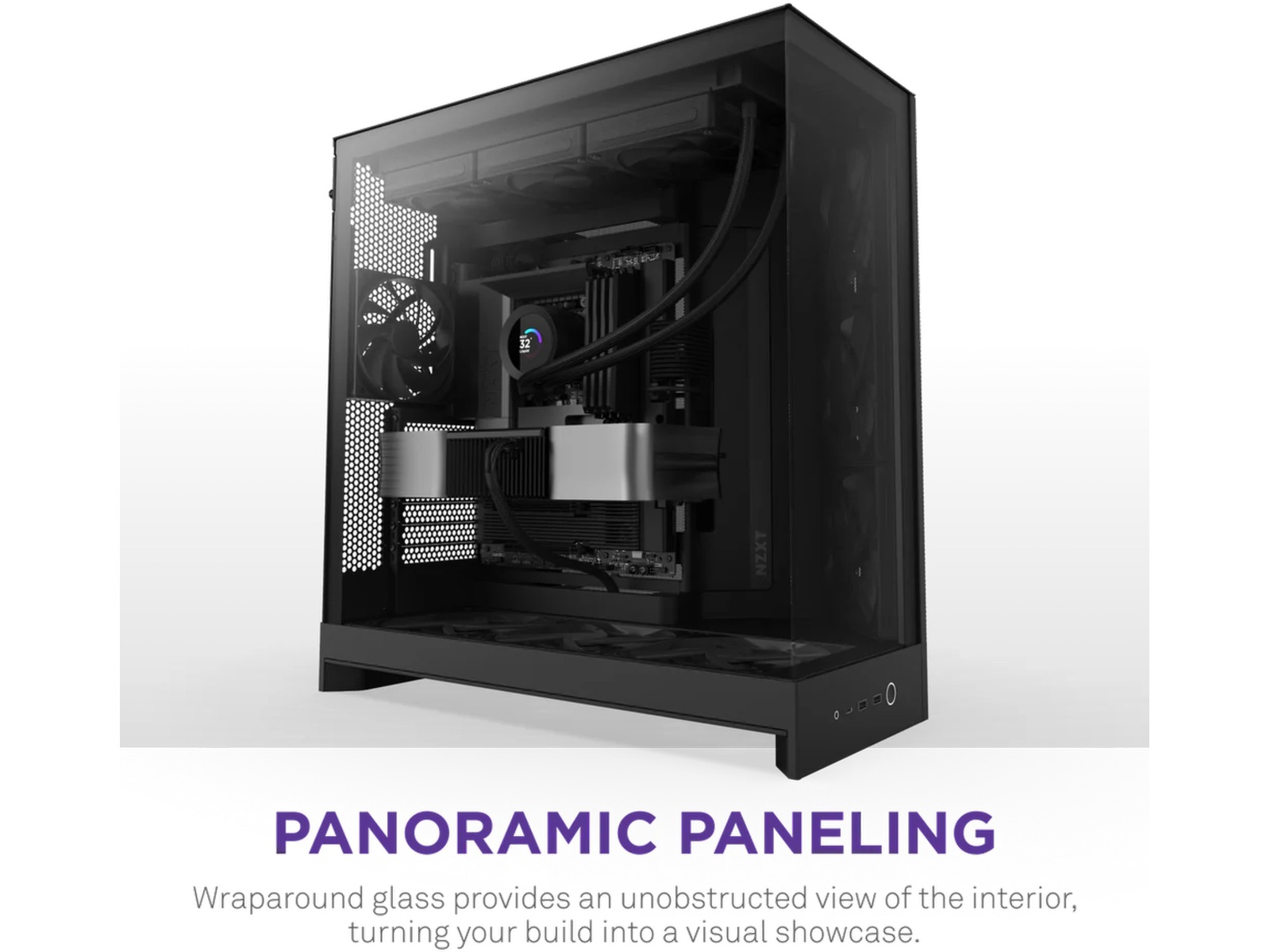 NZXT H9 Flow Mid Tower (sort) Midi tower