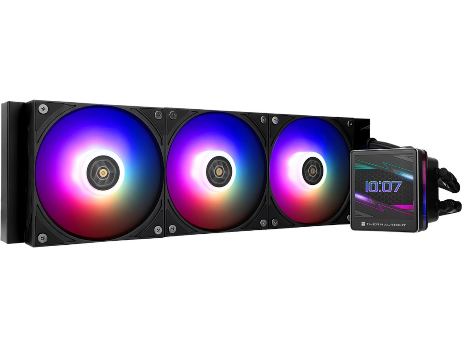 Thermalright Grand Vision 360 Argb CPU Kjøler (sort) 360mm, LGA 115X/1200/1700/1851/2011/2066, AM4/AM5, 29,4dBa, ARGB