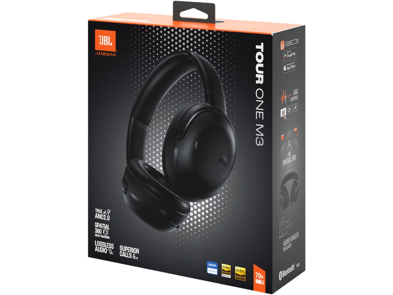 JBL Tour One M3 ANC Trådløse hodetelefoner, Over-Ear (sort) Hodetelefoner