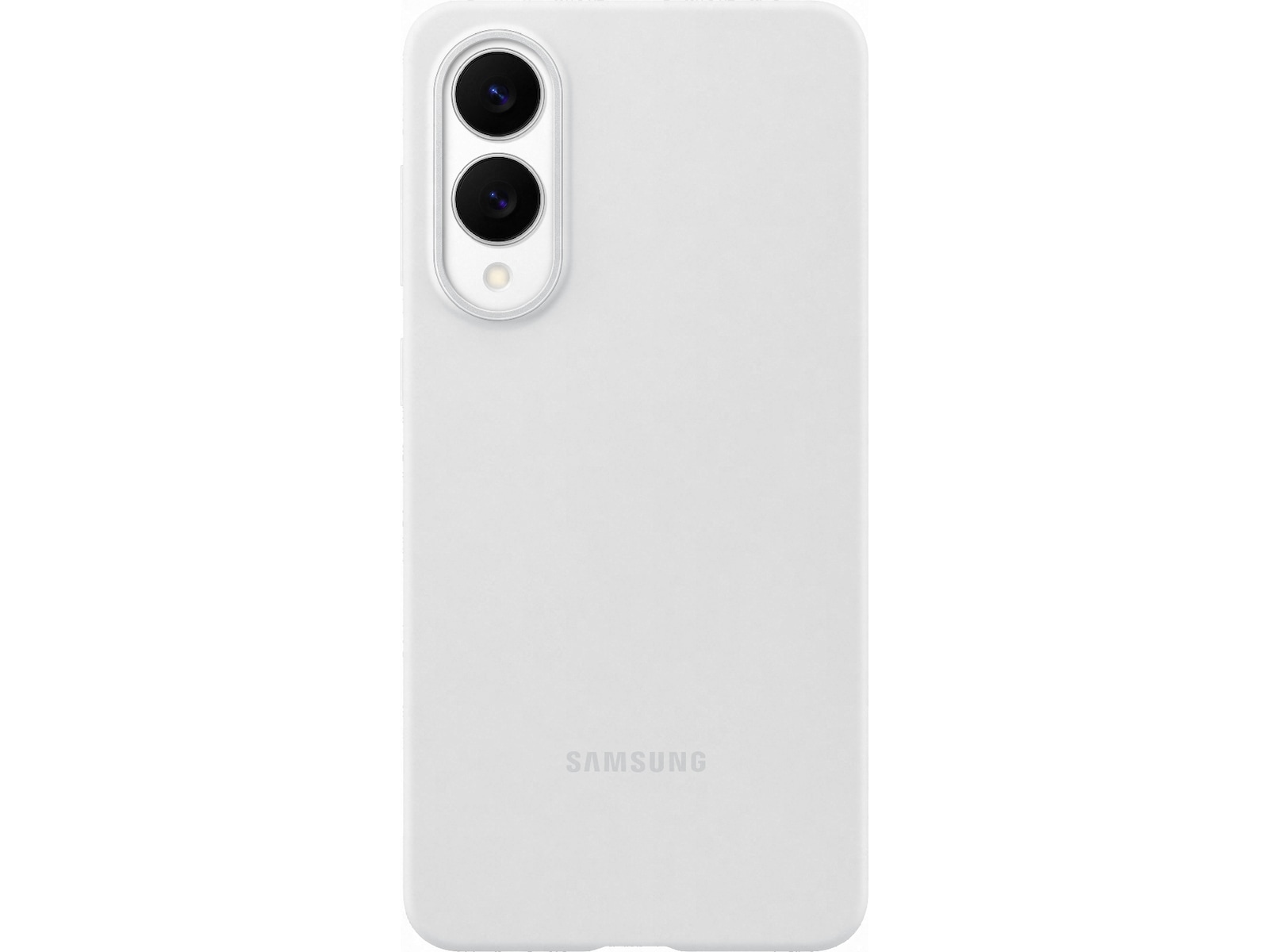Samsung Galaxy S25 Edge Silikondeksel (lys grå) Mobildeksel