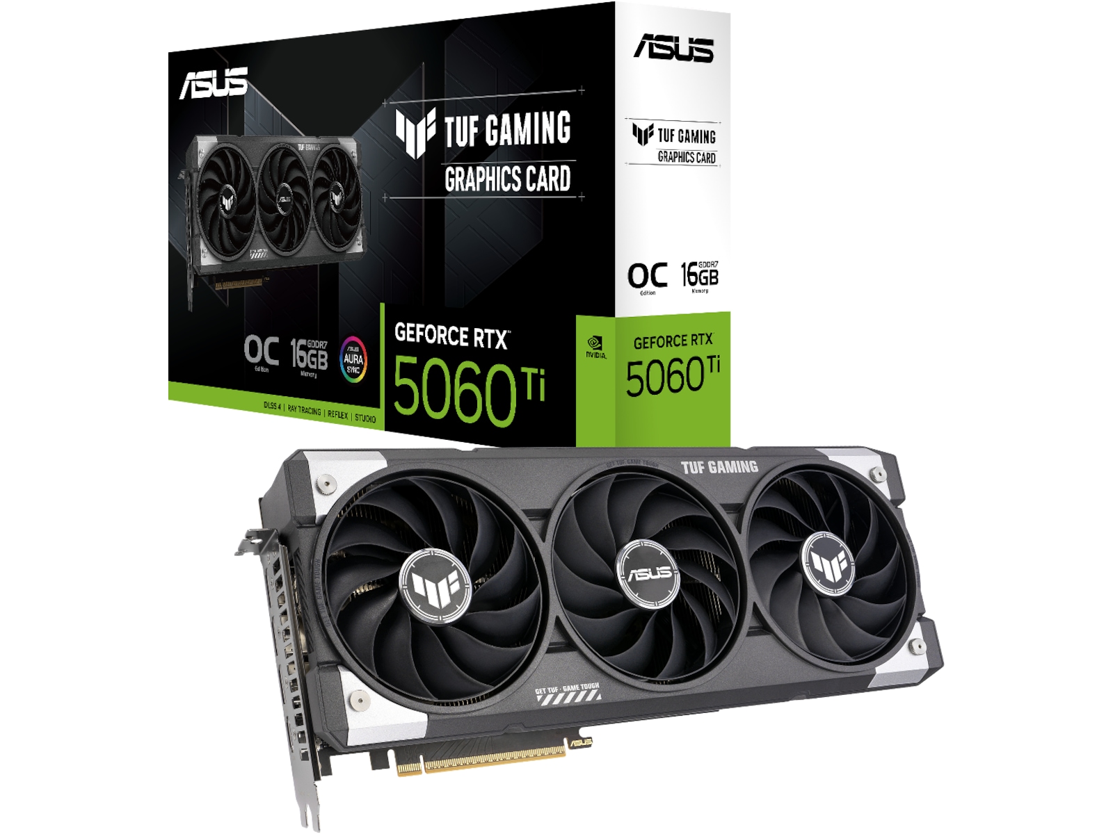 Asus TUF GeForce RTX 5060 Ti GAMING OC Skjermkort