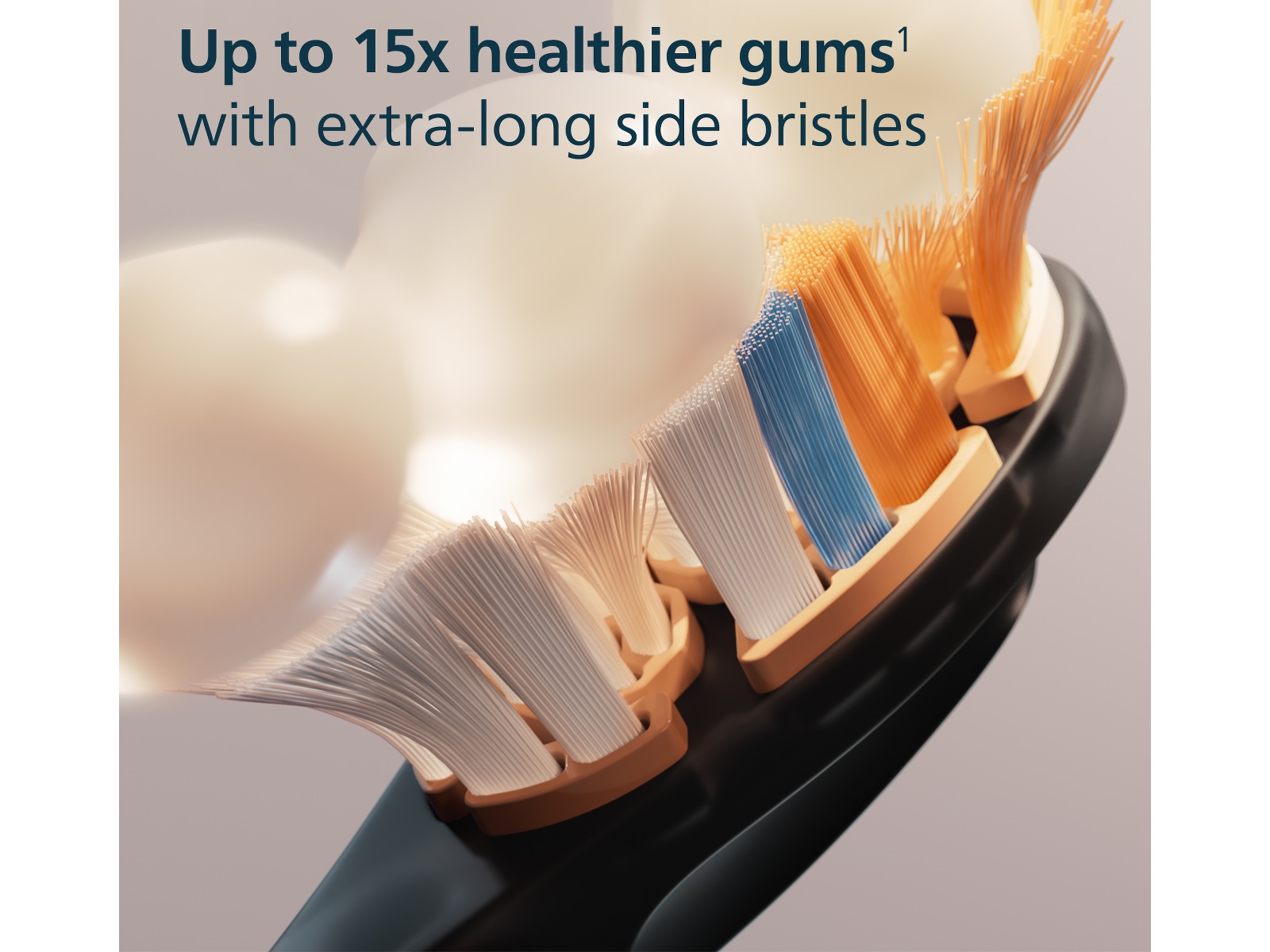 Philips Sonicare A3 Premium All-in-One tannbørstehoder (2 pack, sort) Tannbørstehoder