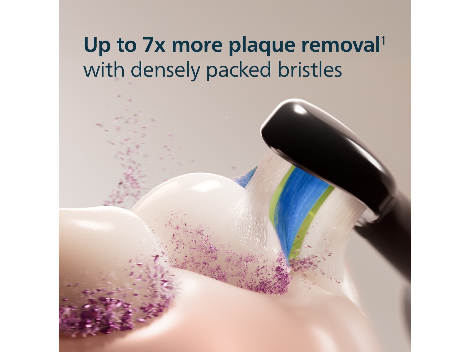 Philips Sonicare W2 Optimal White tannbørstehoder (4 pack, sort) Tannbørstehoder