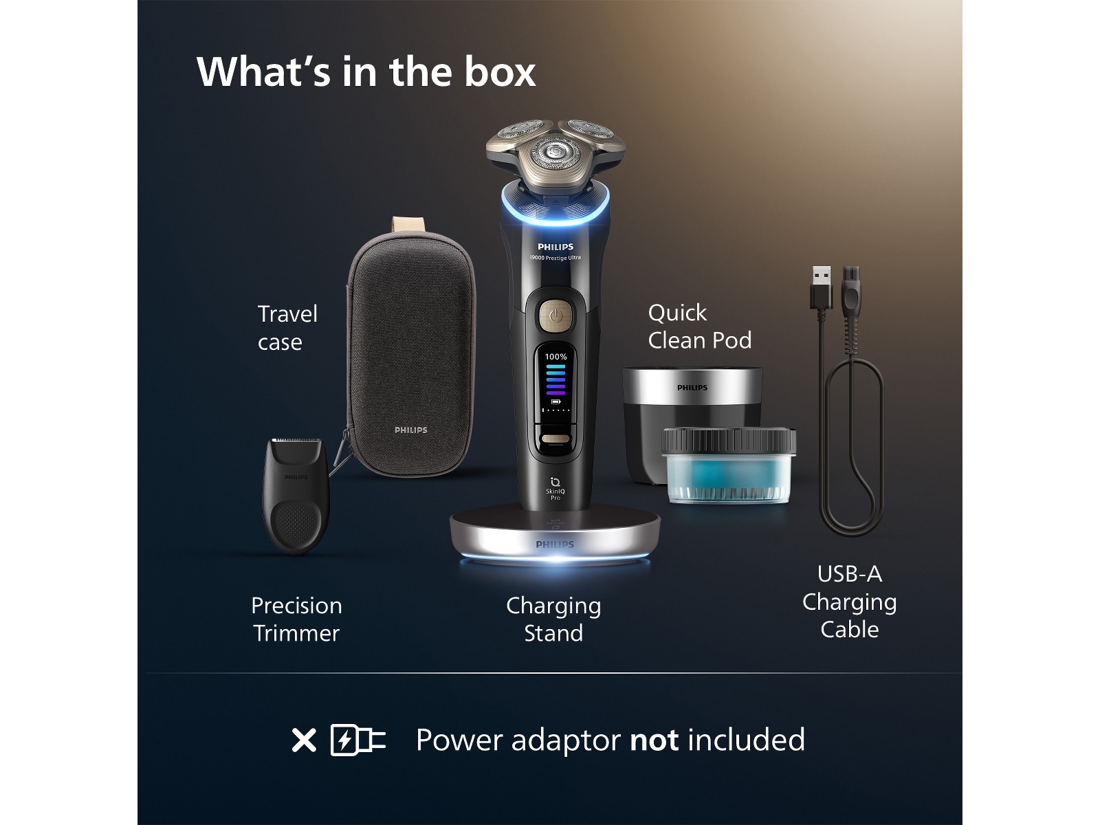 Philips i9000 Prestige Ultra Barbermaskin XP9400/31 Barbermaskiner