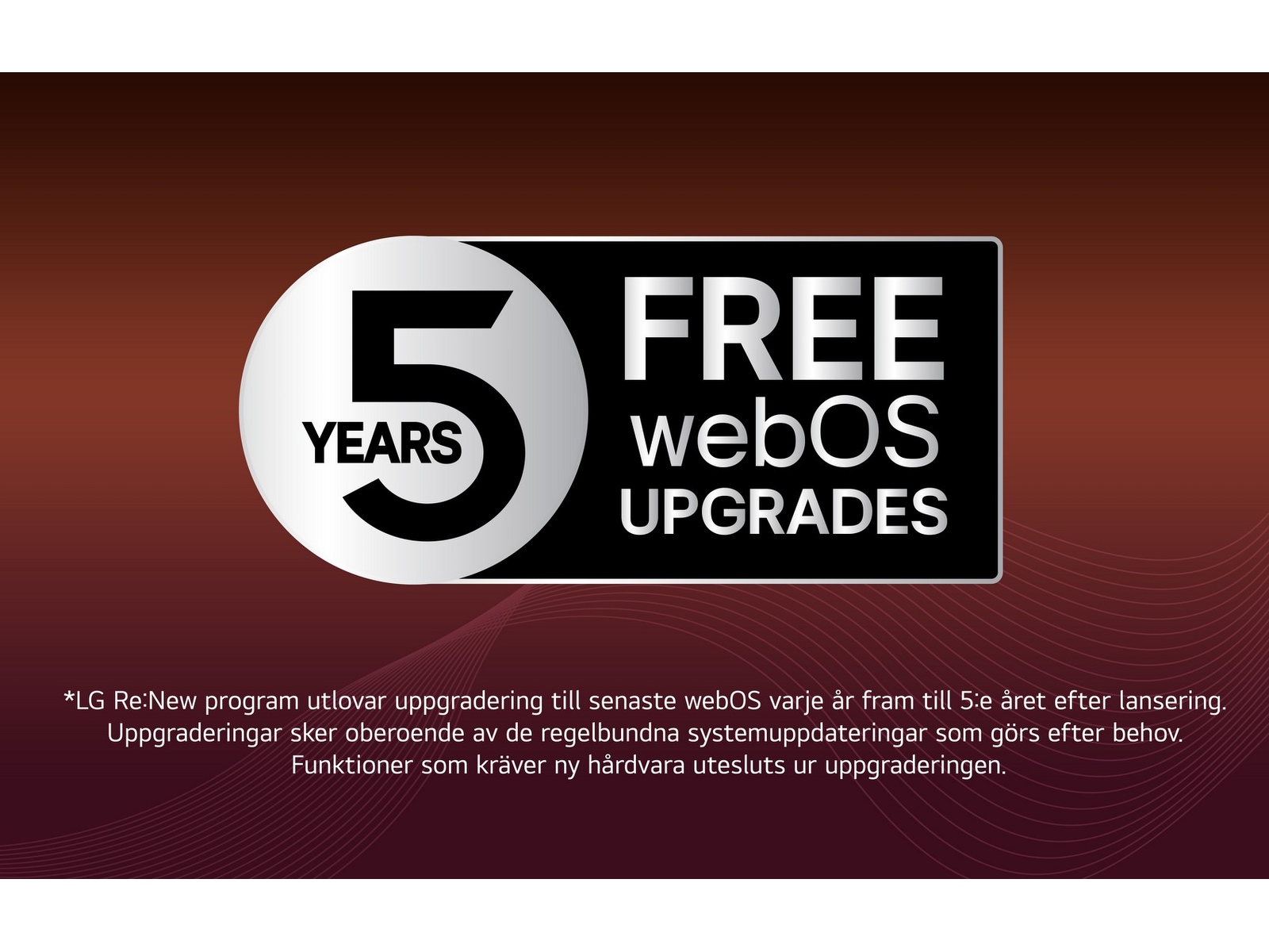 LG 97" M5 AI 4K OLED Smart TV (2025) Over 80 tommer TV