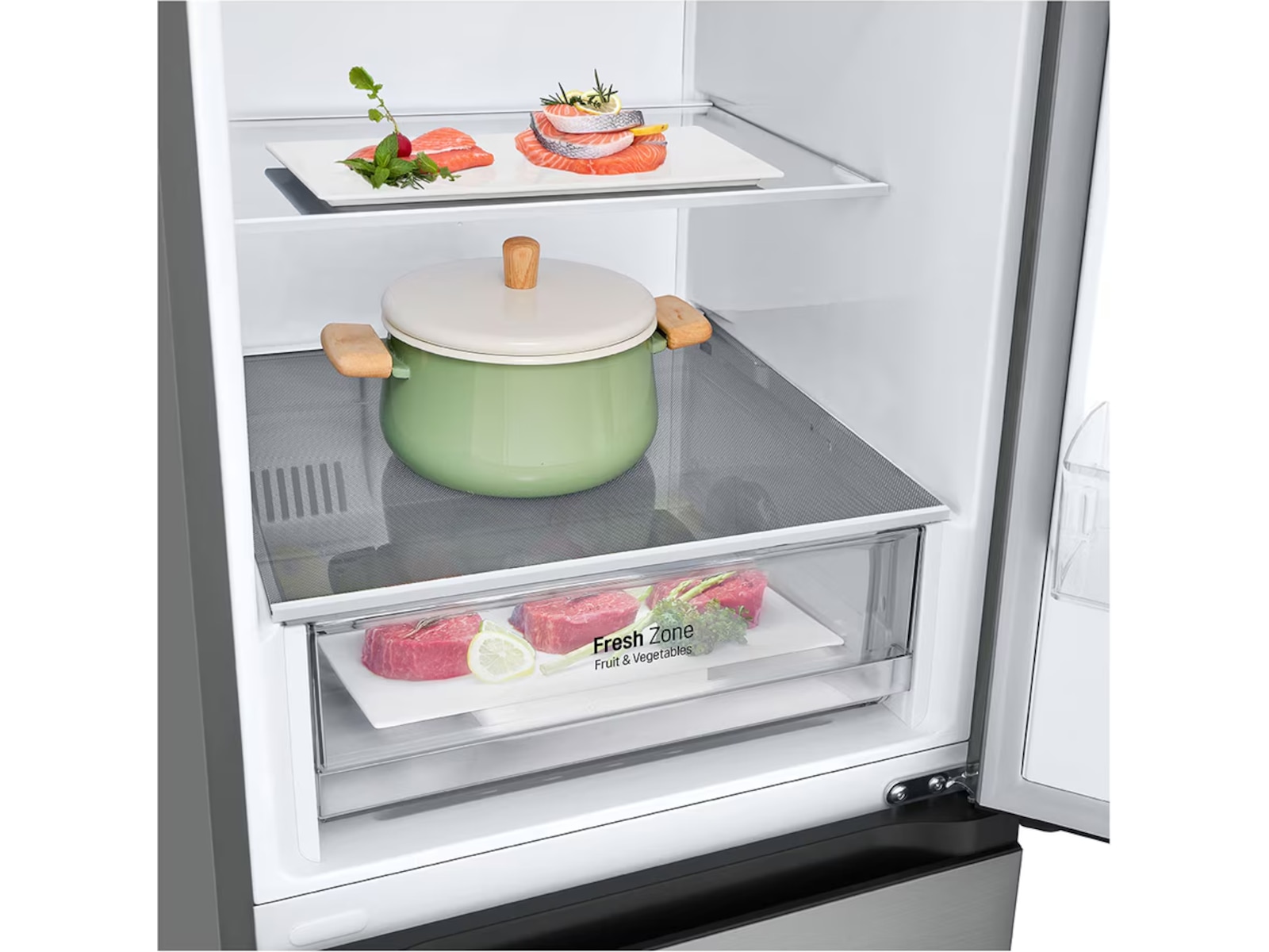 LG GBV22L0EPY Kombiskap (stål) Kombiskap