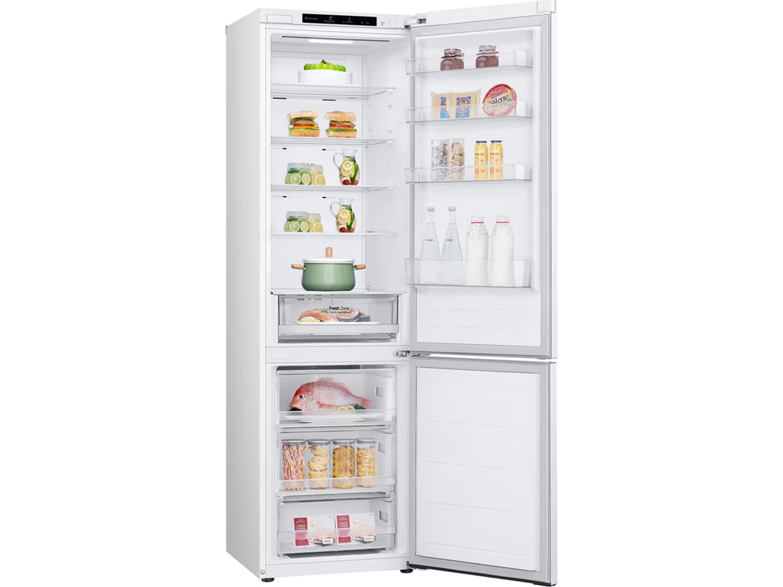 LG GBV22L0ESW Kombiskap (hvit) Kombiskap