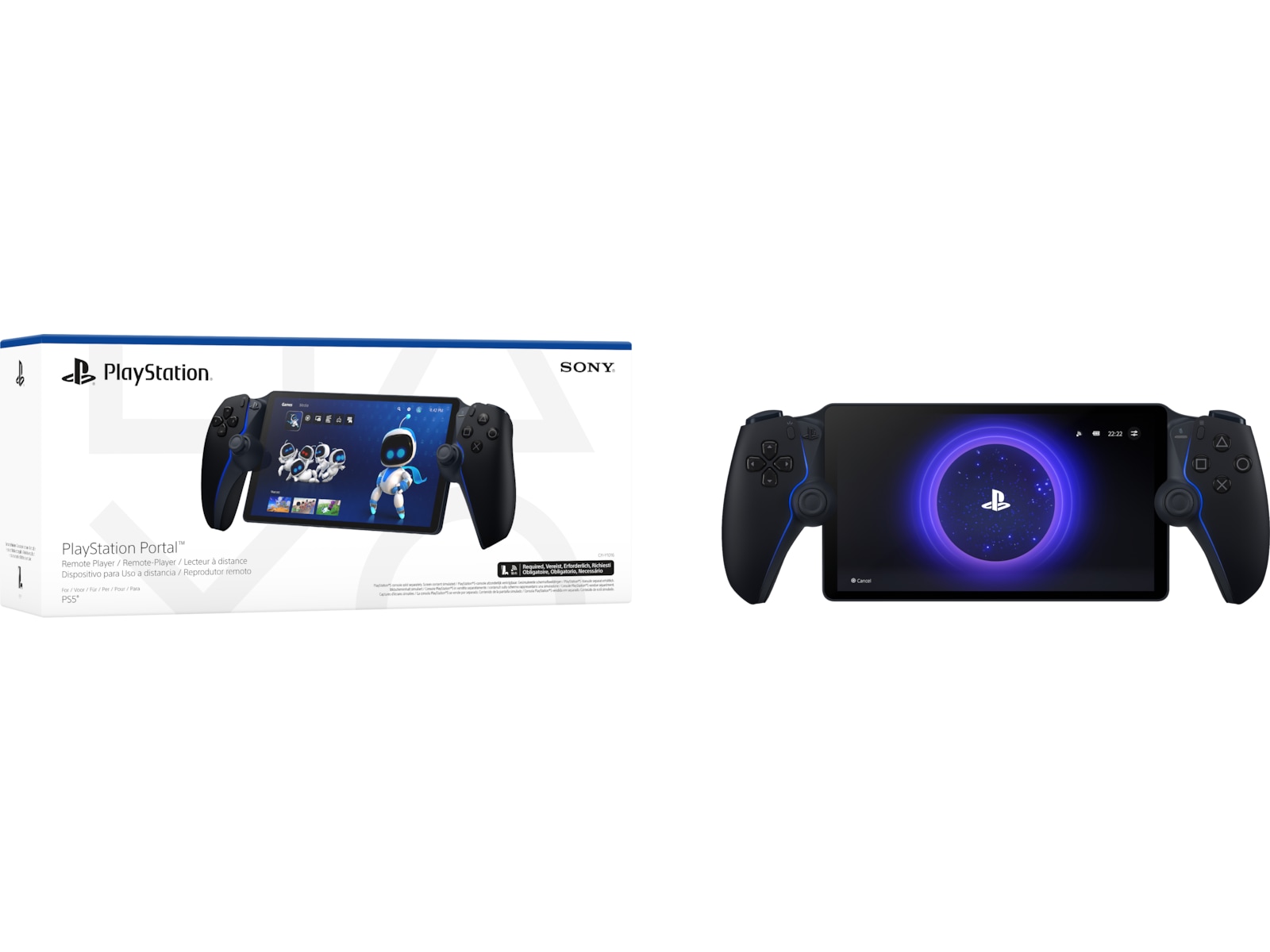 PlayStation Portal Remote Player (Midnight Black) -B-Grade Demo gaming