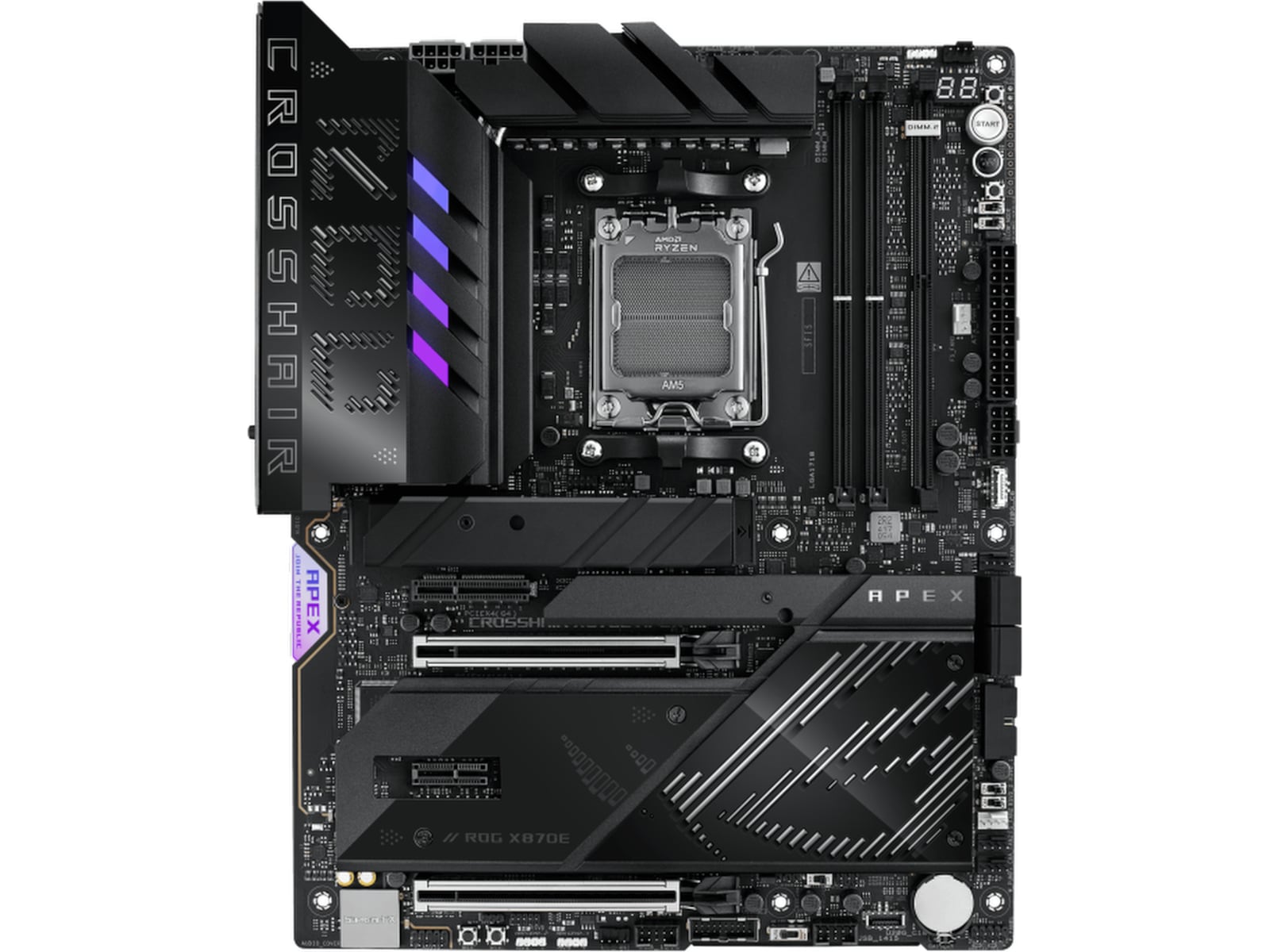 ASUS ROG CROSSHAIR X870E APEX Hovedkort AMD Socket