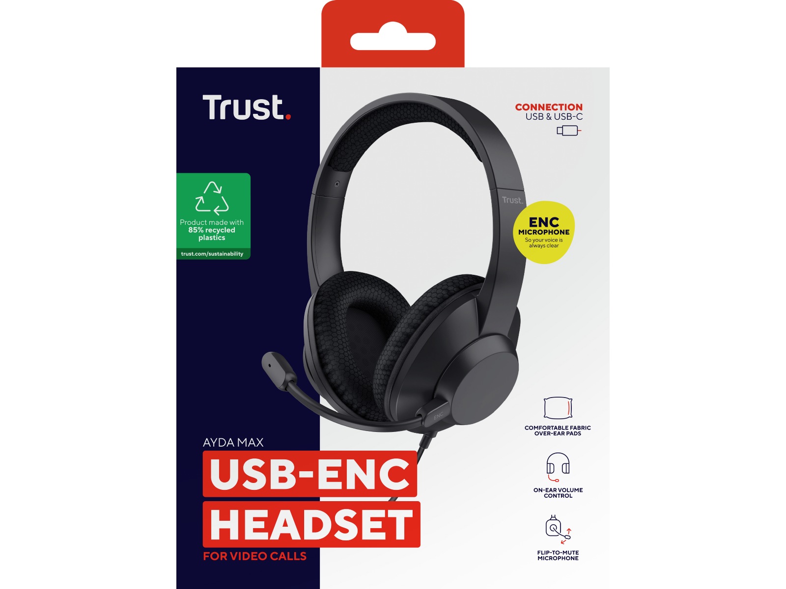 Ayda Max USB-ENC headset Headset