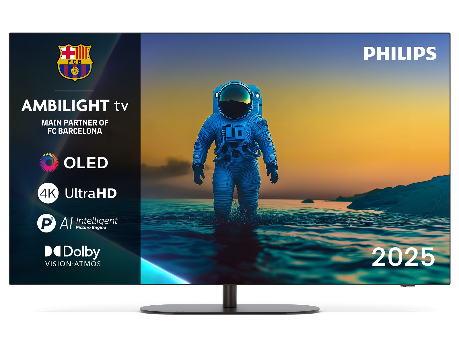 Philips 42" OLED810/12 OLED Smart Ambilight AI TV (2025) 20 - 49 tommer TV