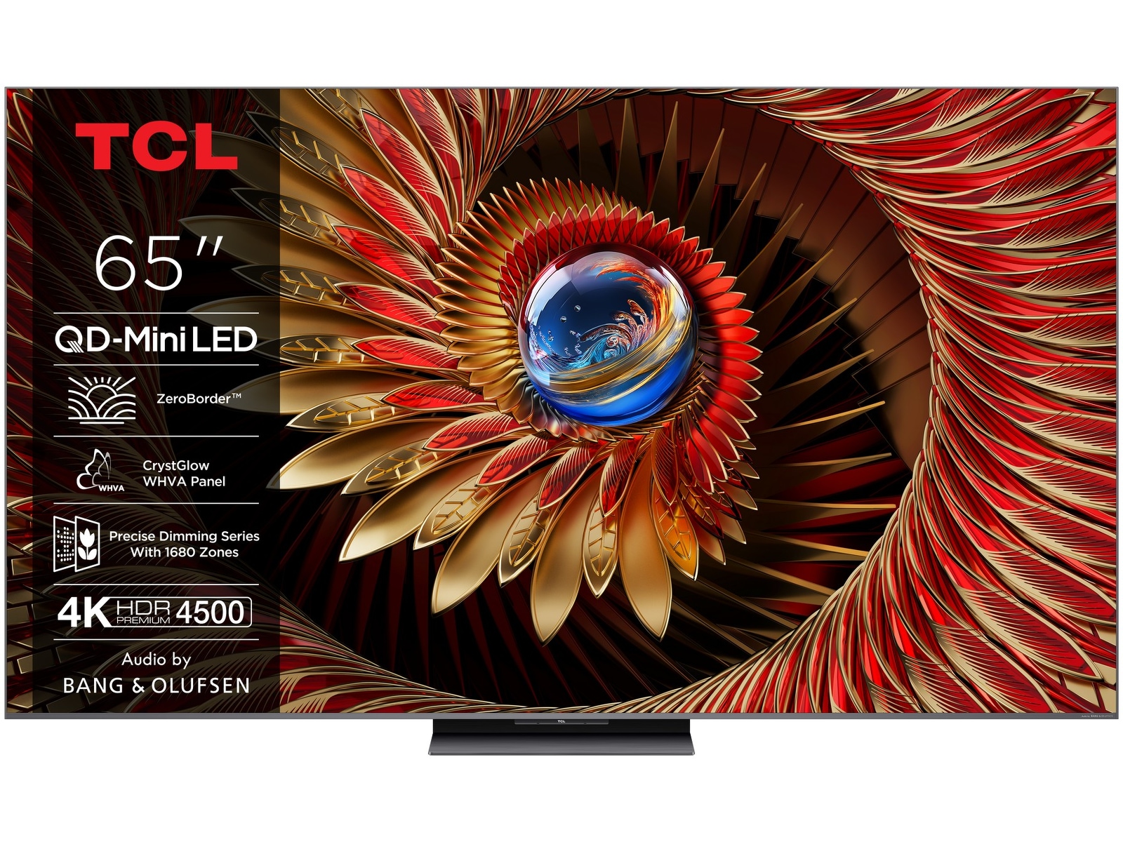 TCL 65" C8K 4K QD-Mini LED Google TV 60 - 69 tommer TV