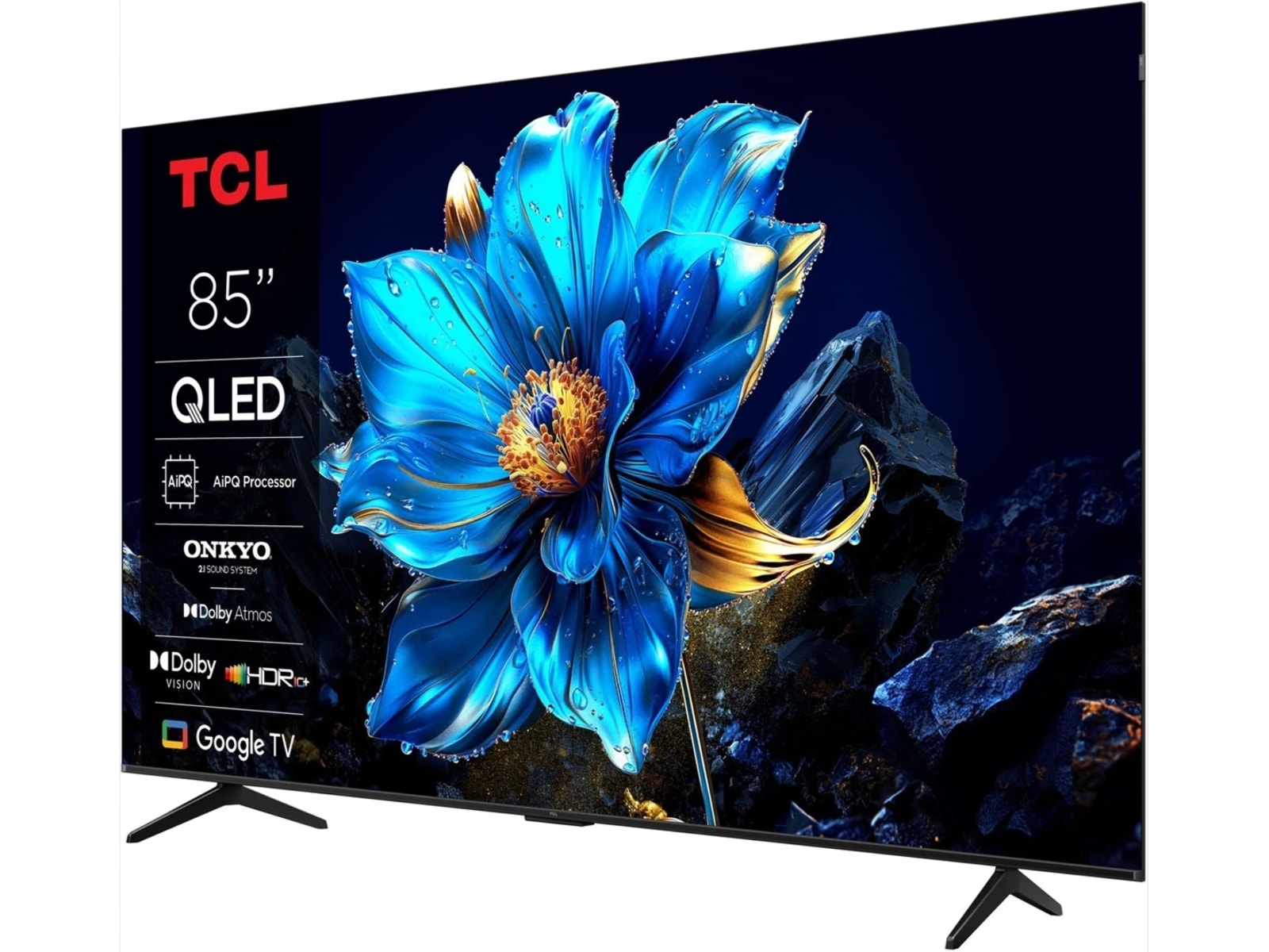 TCL 85" T69C 4K QLED Google TV Over 80 tommer TV