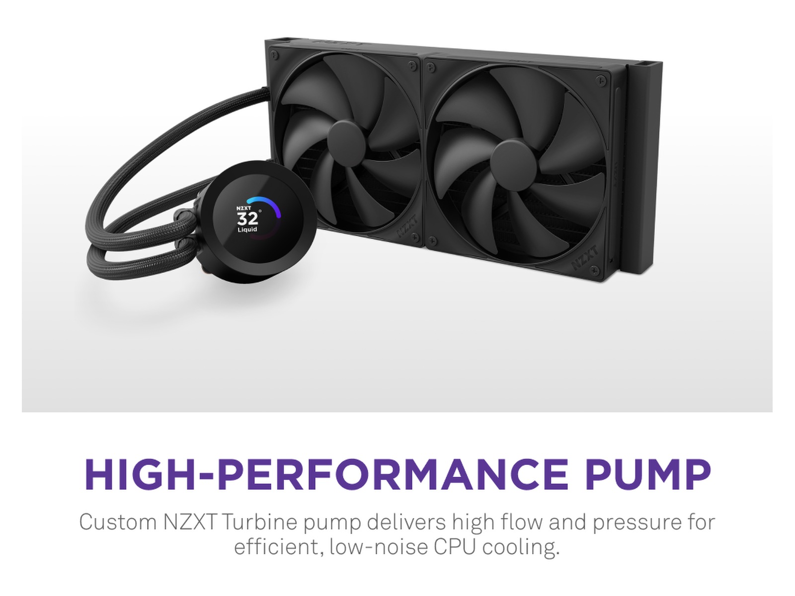 NZXT Kraken Plus 240 Kjøler (sort) CPU - Vannkjøling