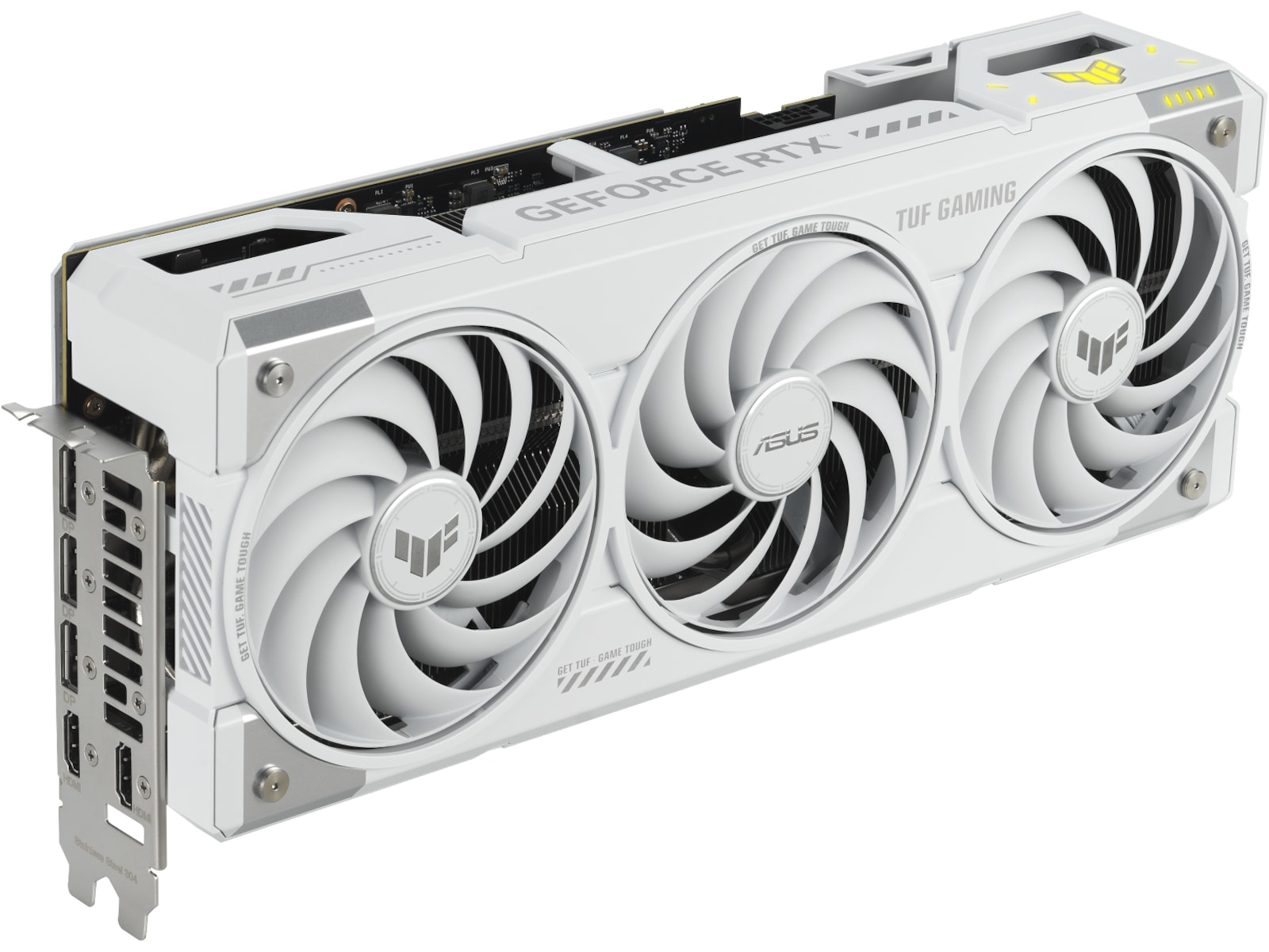 Asus TUF Gaming GeForce RTX 5070 Ti OC (hvit) Skjermkort
