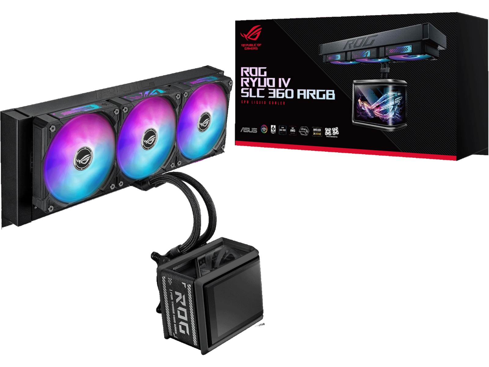 Asus ROG Ryuo IV SLC 360 ARGB Kjøler CPU - Vannkjøling