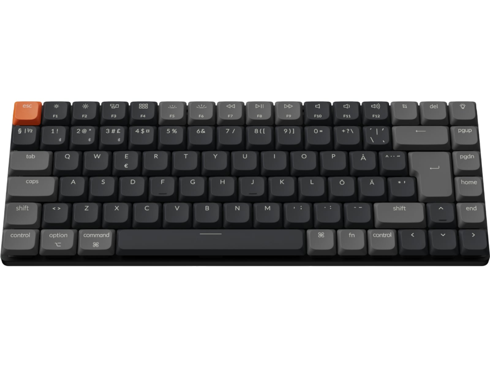 Keychron K3 V3 RGB Aluminium Hot Swap QMK Low Profile 2.0 Red trådløst tastatur Gamingtastatur