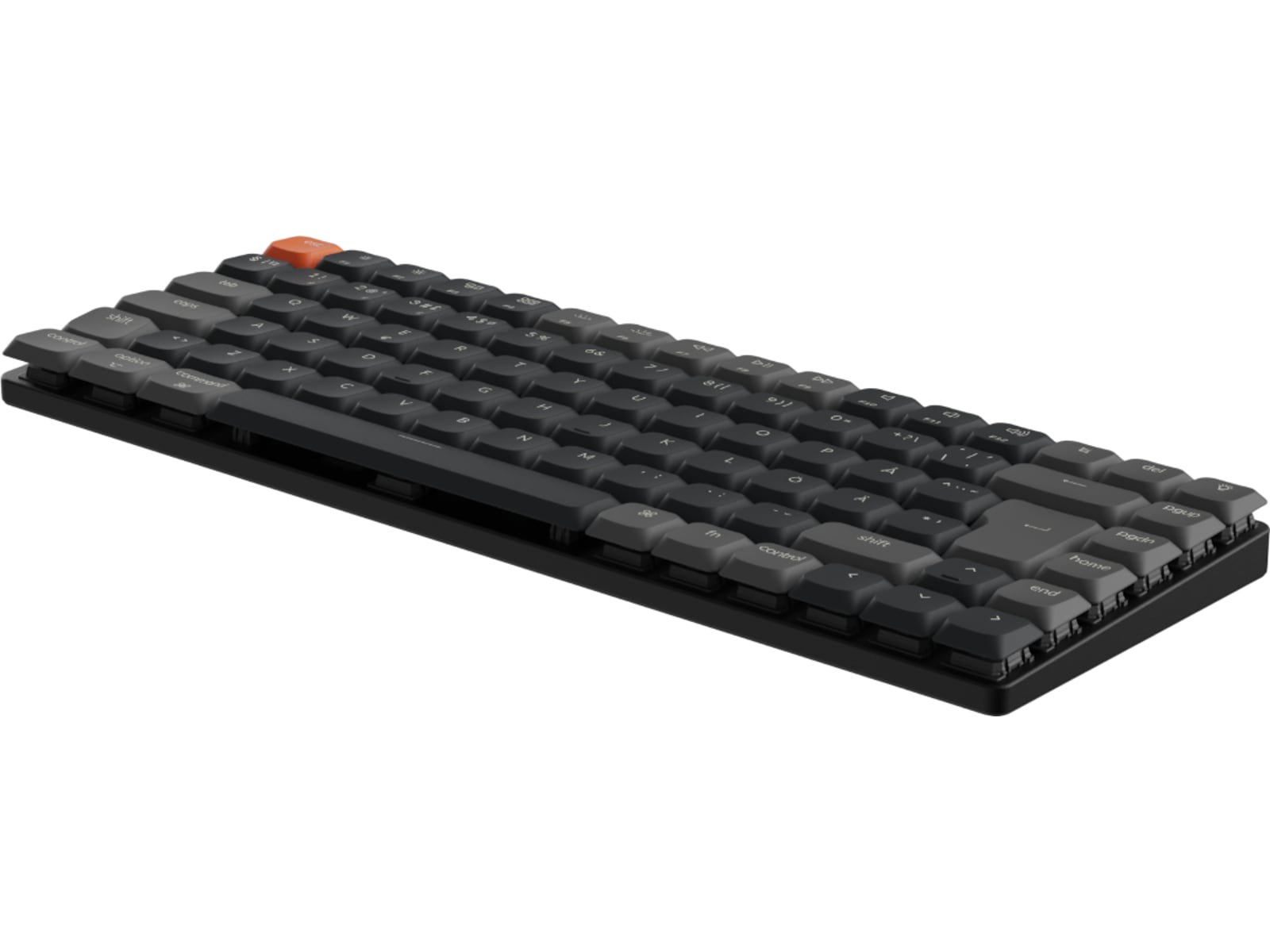 Keychron K3 V3 RGB Aluminium Hot Swap QMK Low Profile 2.0 Red trådløst tastatur Gamingtastatur