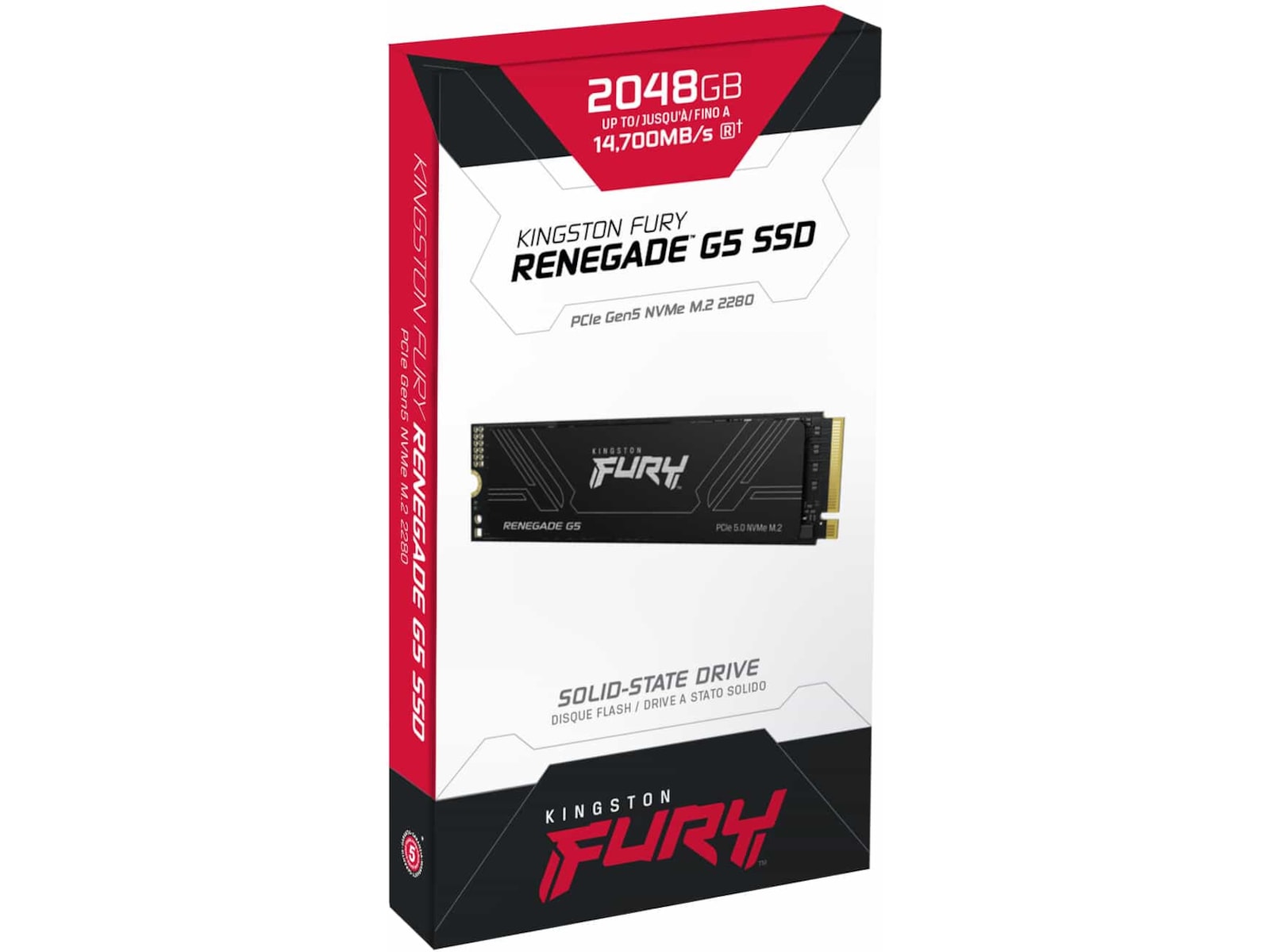 Kingston FURY Renegade G5 PCIe 5.0 NVMe M.2 SSD 2TB SSD M.2