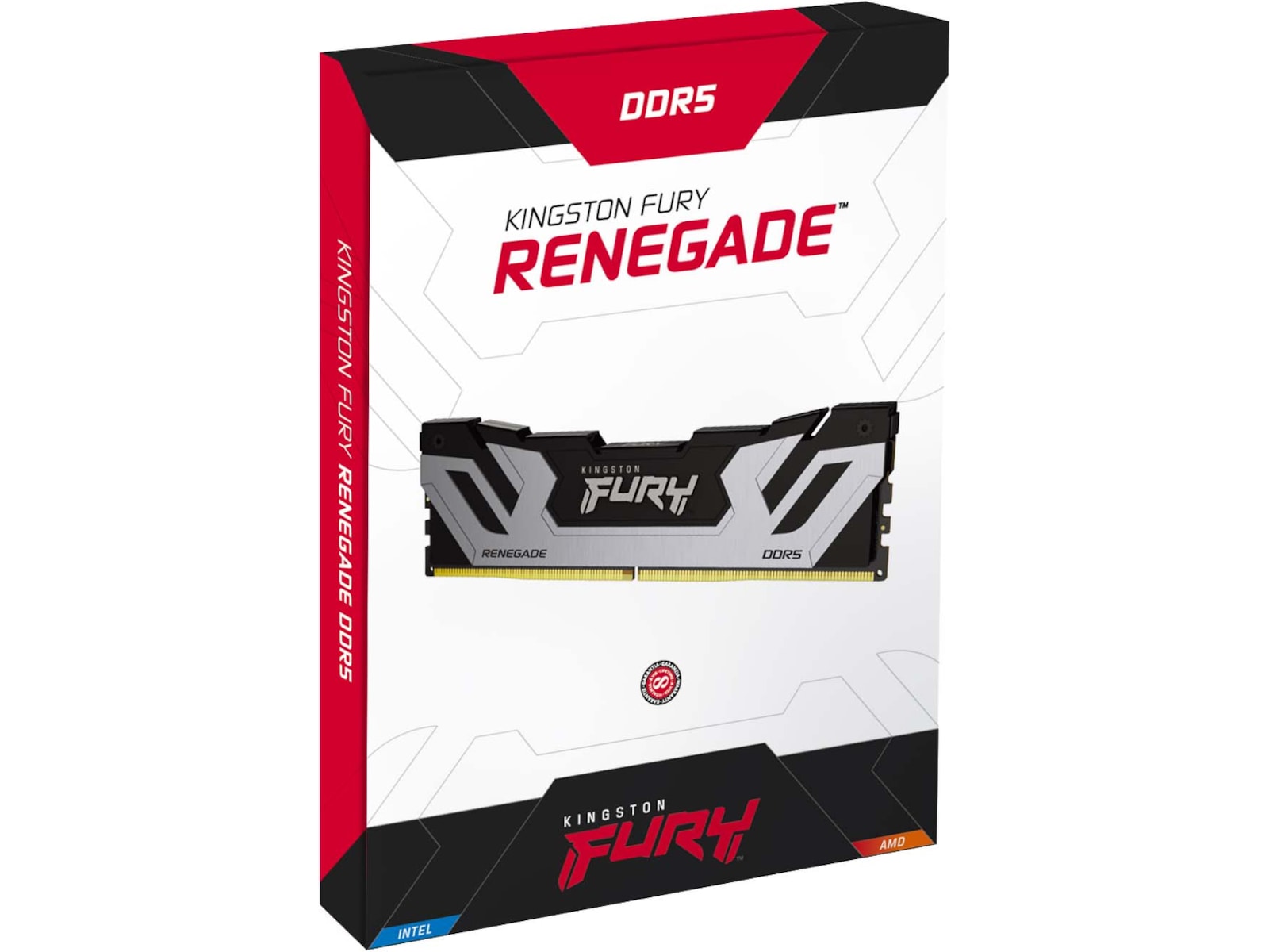 Kingston FURY Renegade DDR5 8400MHz 24GB (sort) Minnebrikker
