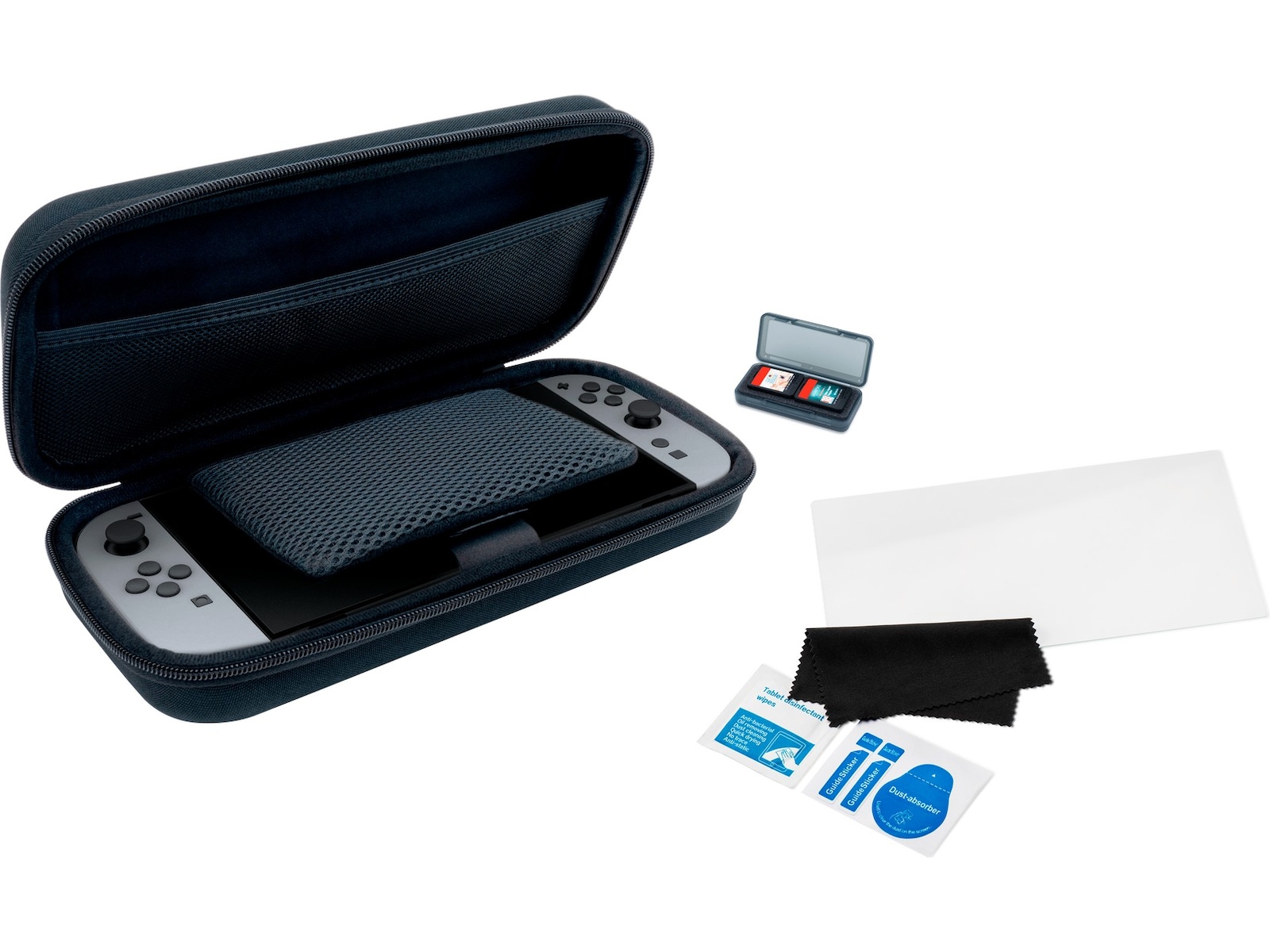 Nacon Rigid Pouch L pakke for Nintendo Switch 2 (rød) Tilbehør til spillkonsoller