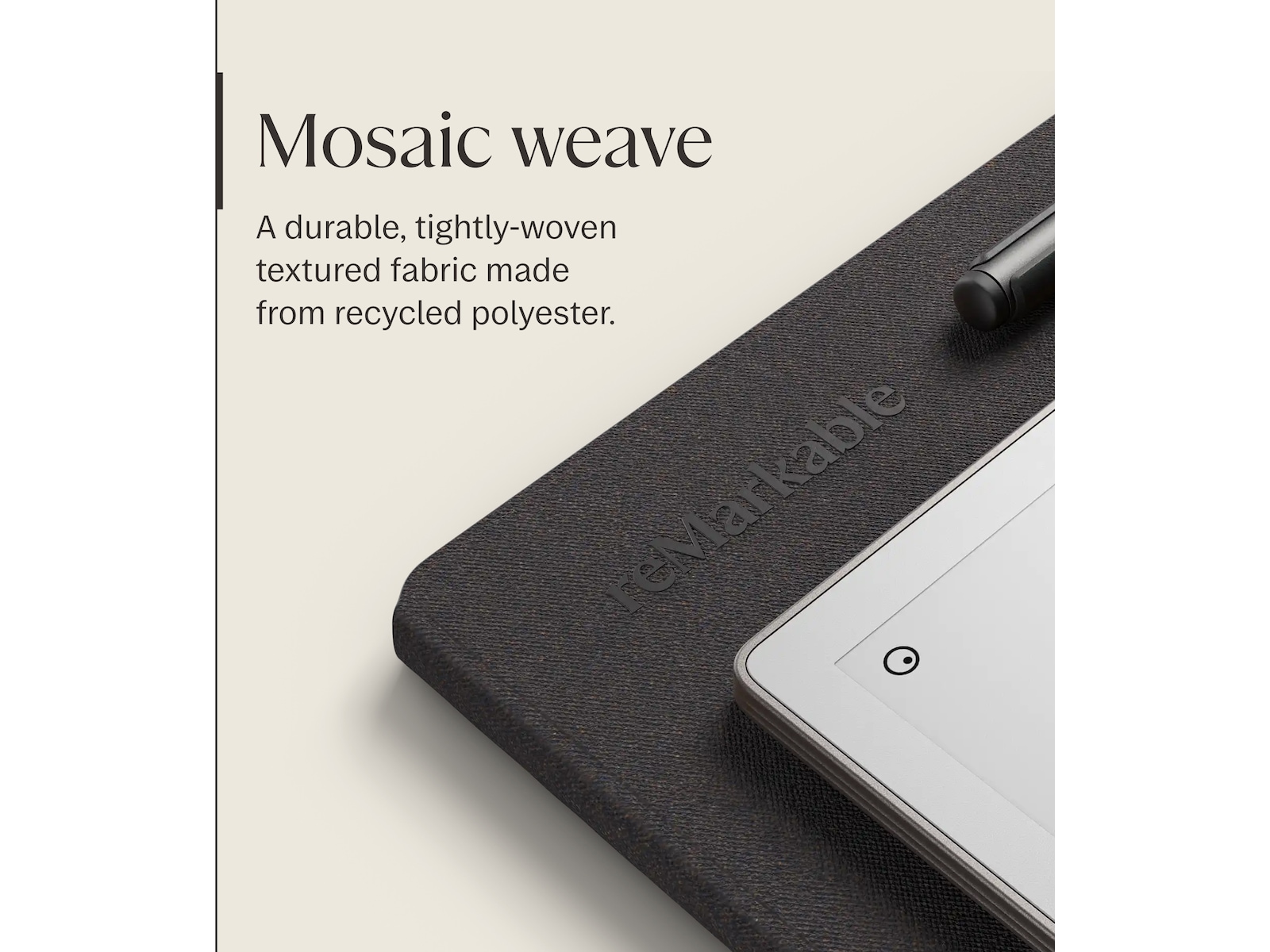 reMarkable Paper Pro Book Folio (basalt) Tilbehør til digitale notatblokker