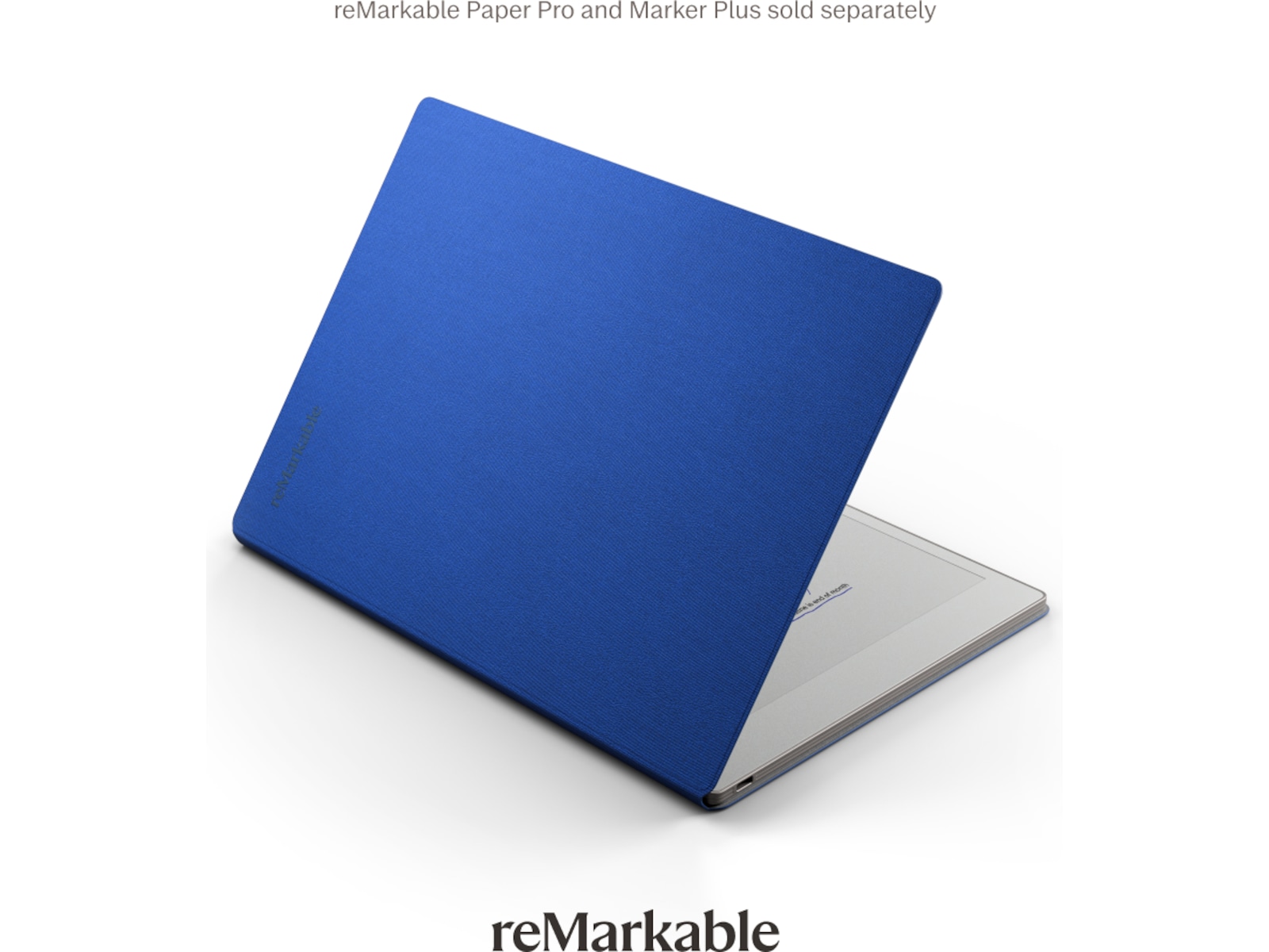 reMarkable Paper Pro Book Folio (kobolt) Tilbehør til digitale notatblokker
