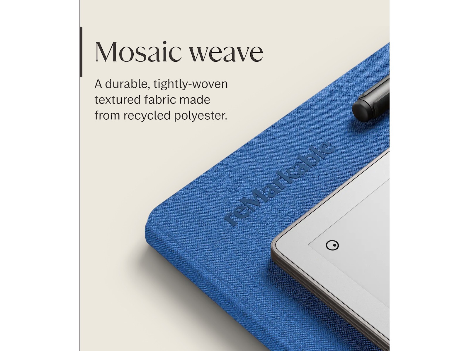 reMarkable Paper Pro Book Folio (kobolt) Tilbehør til digitale notatblokker