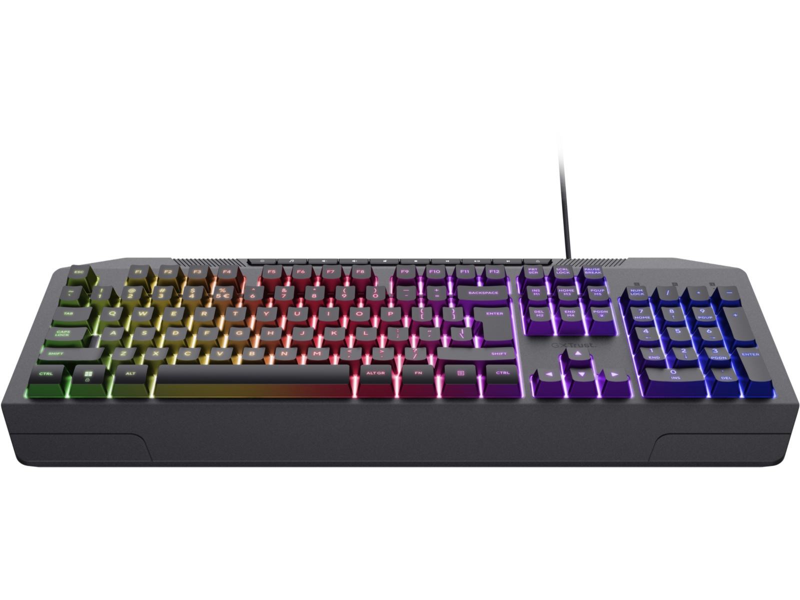 Trust GTX 836 Evocx Illuminated Gamingtastatur Gamingtastatur