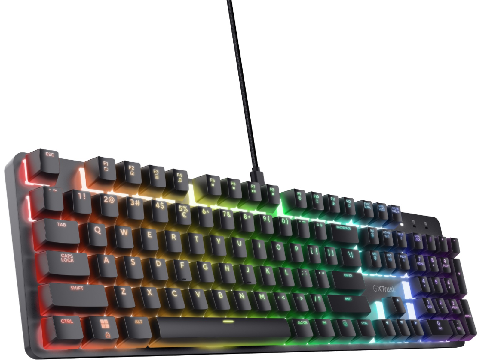 Trust GXT 871 Zora Mekanisk Gamingtastatur Gamingtastatur