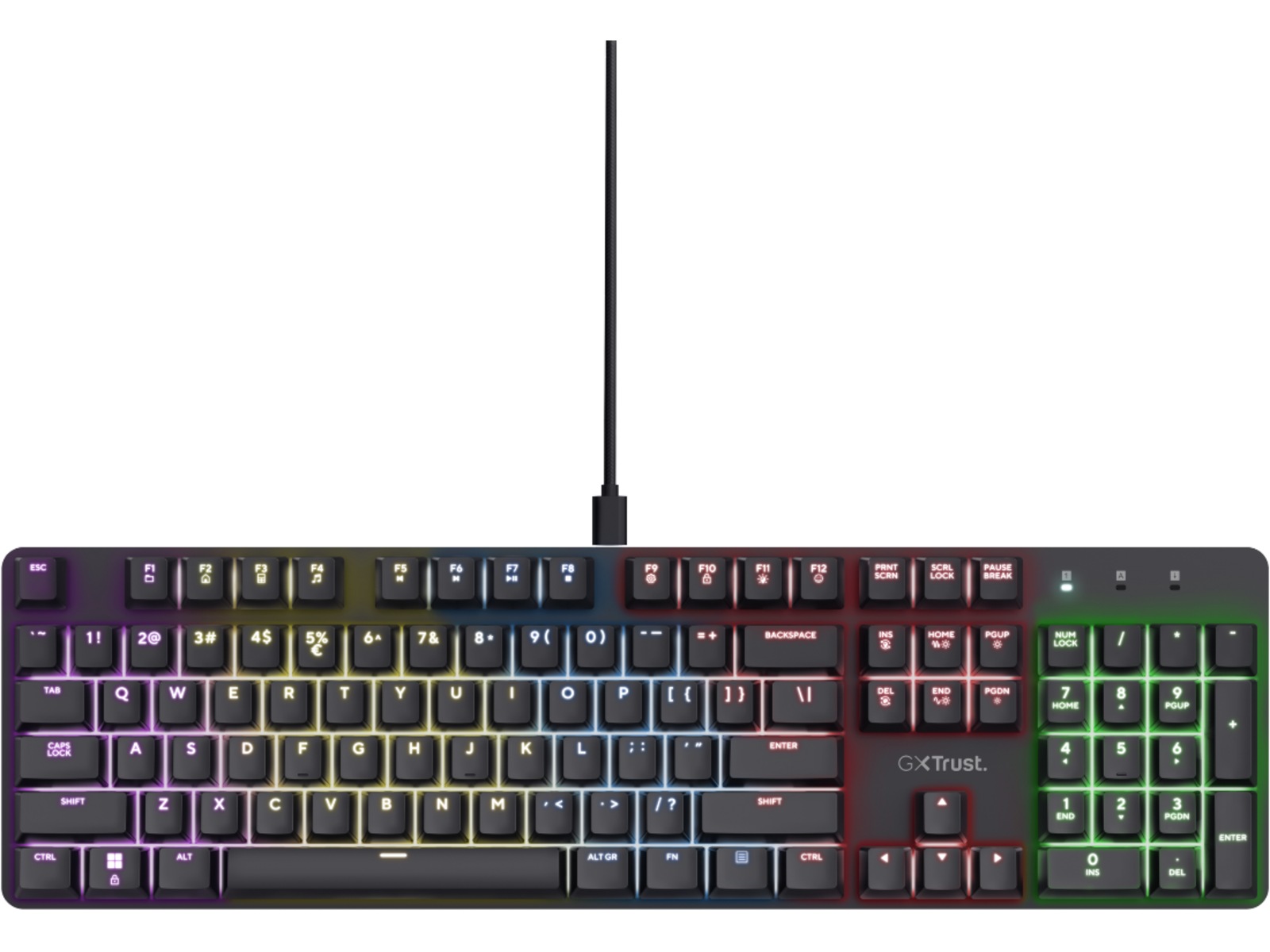 Trust GXT 871 Zora Mekanisk Gamingtastatur Gamingtastatur