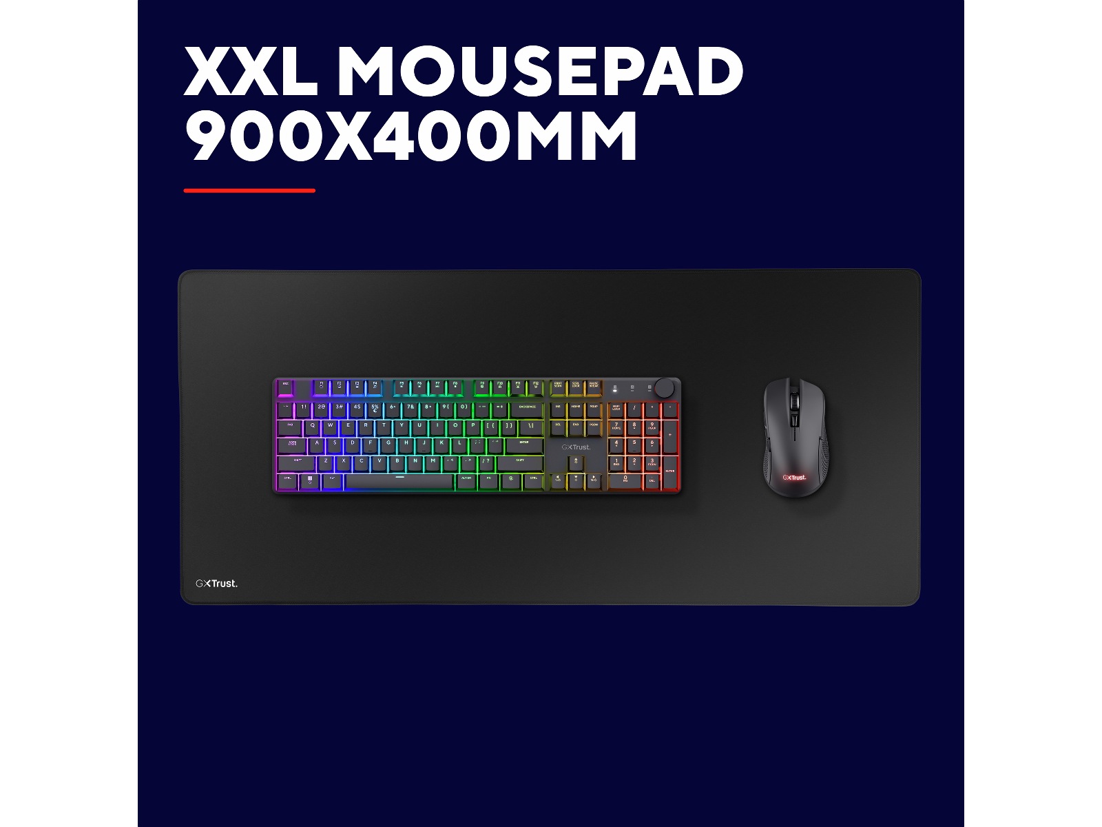 Trust GXT 759 XXL Gamingmusematte (sort) Gamingmusematte