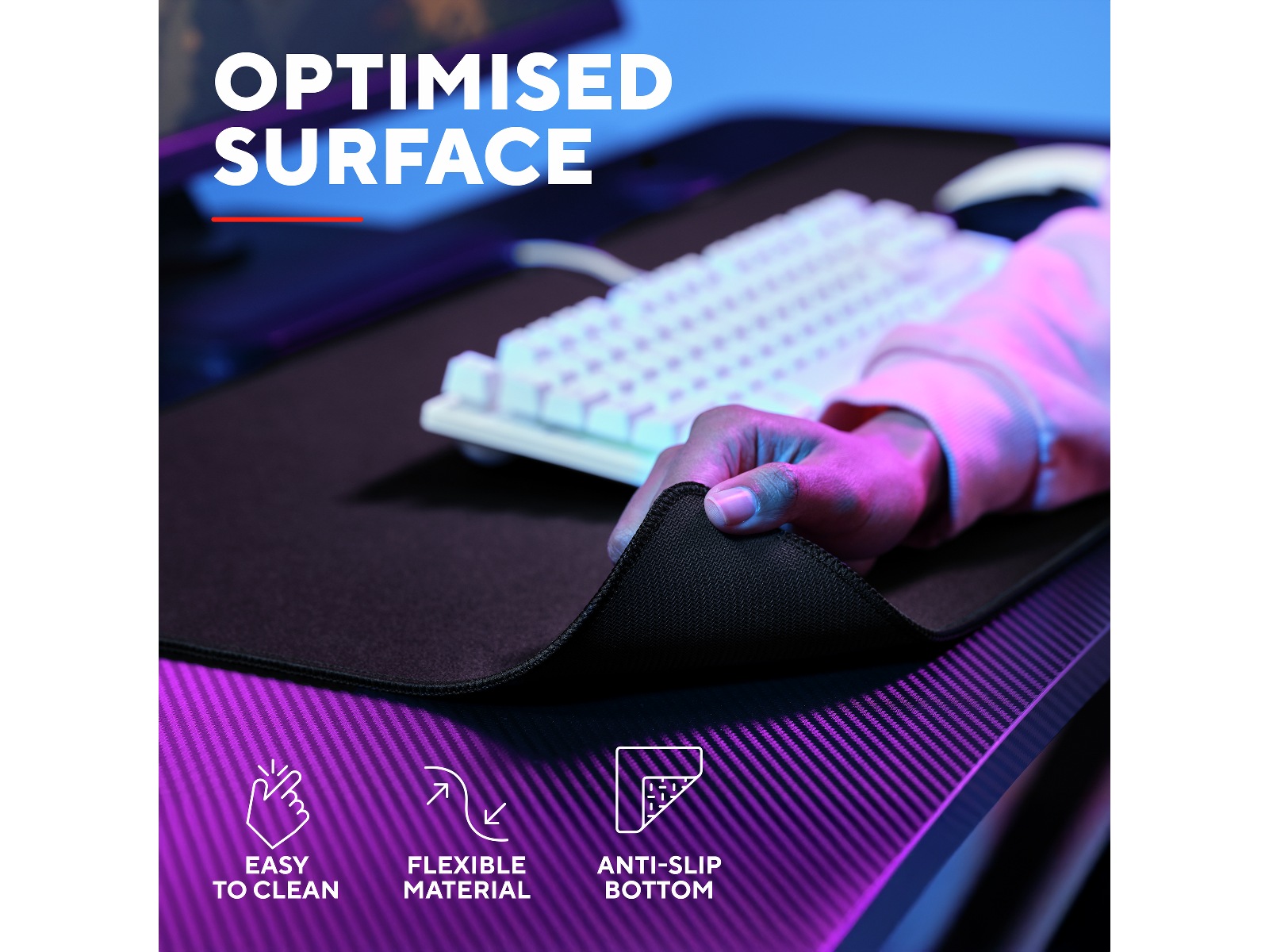 Trust GXT 759 XXL Gamingmusematte (sort) Gamingmusematte