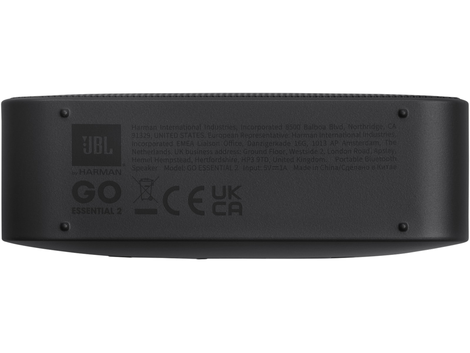 JBL GO essential 2 Trådløs bluetooth høyttaler (sort) Trådløs / Bluetooth-høyttaler