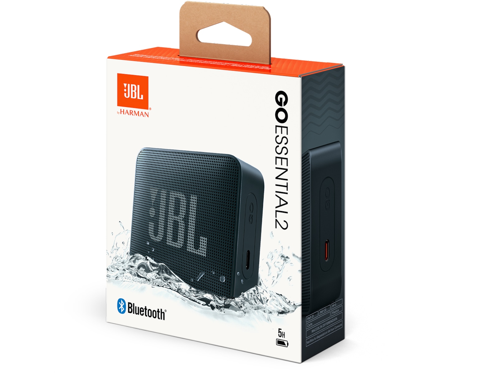 JBL GO essential 2 Trådløs bluetooth høyttaler (sort) Trådløs / Bluetooth-høyttaler