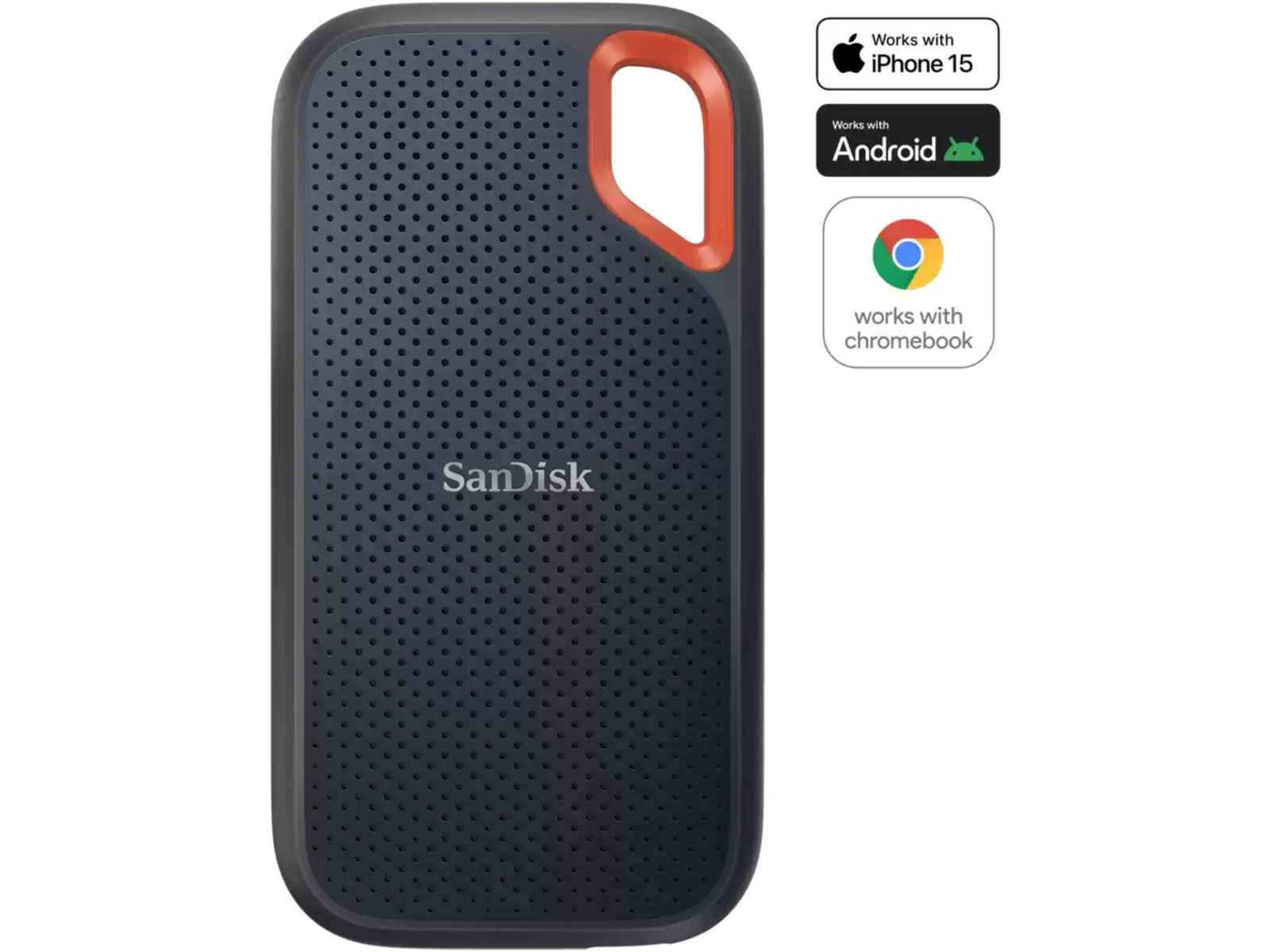 SanDisk Extreme Ekstern SSD 2TB SSD Ekstern