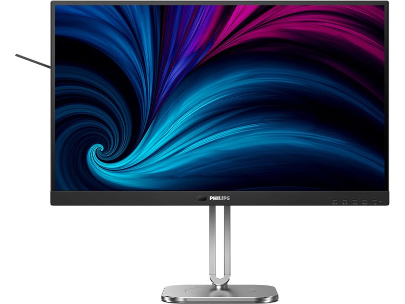 Philips 27" skjerm 27B2U4601/00 2560x1440 IPS, 120hz, 4ms, 1500:1, speakers, RJ45, HDMI/DP/USB-C(100w)