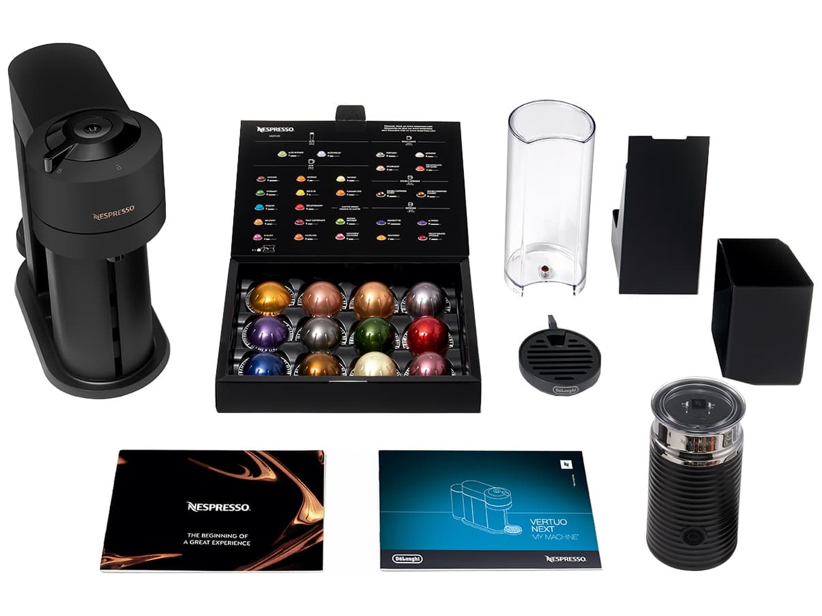 Nespresso Vertuo Next Kaffemaskin fra DeLonghi ENV120BMAE (sort) Kapselmaskiner