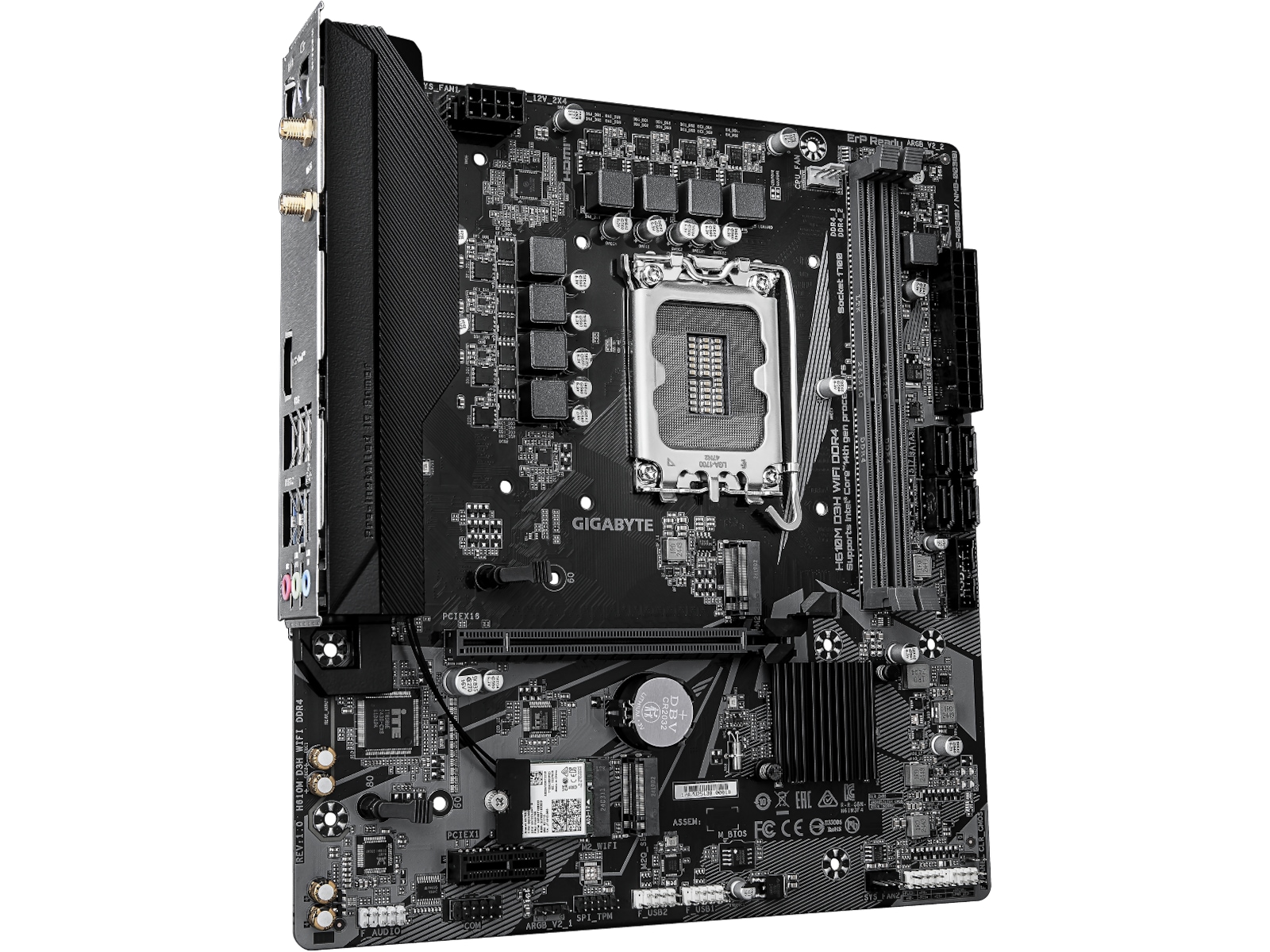 Gigabyte H610M D3H DDR4 WIFI Hovedkort Intel Socket