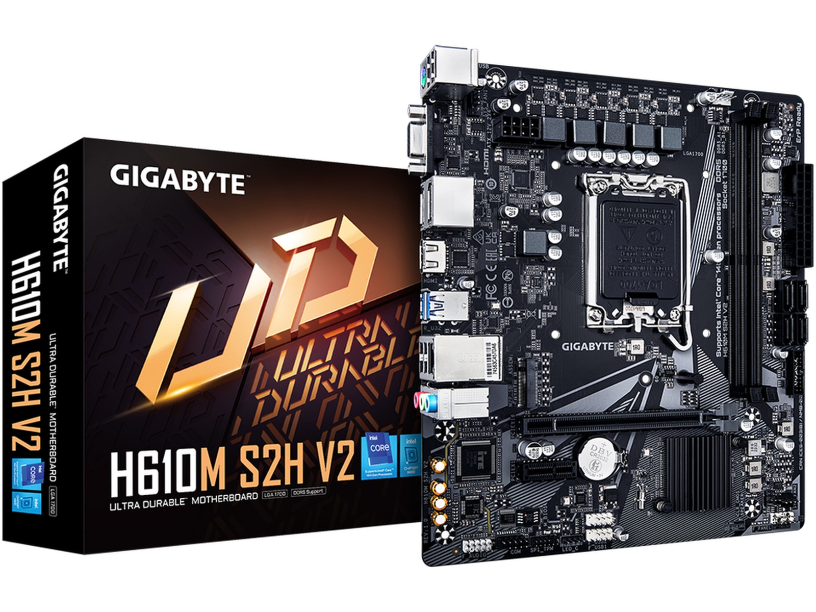 Gigabyte H610M S2H V2 Hovedkort Intel Socket