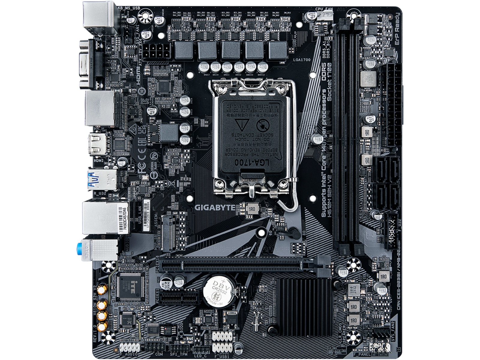 Gigabyte H610M S2H V2 Hovedkort Intel Socket