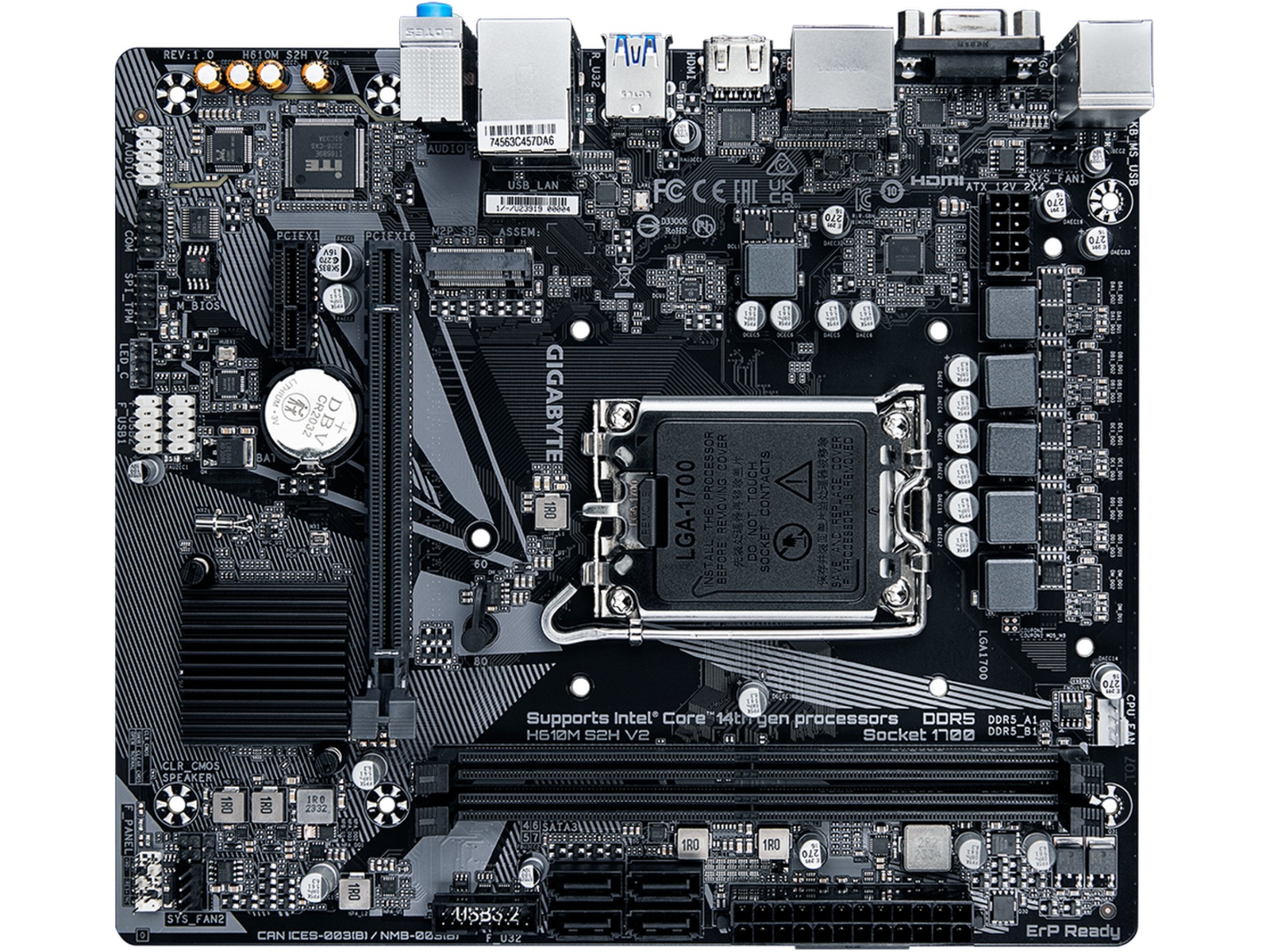 Gigabyte H610M S2H V2 Hovedkort Intel Socket