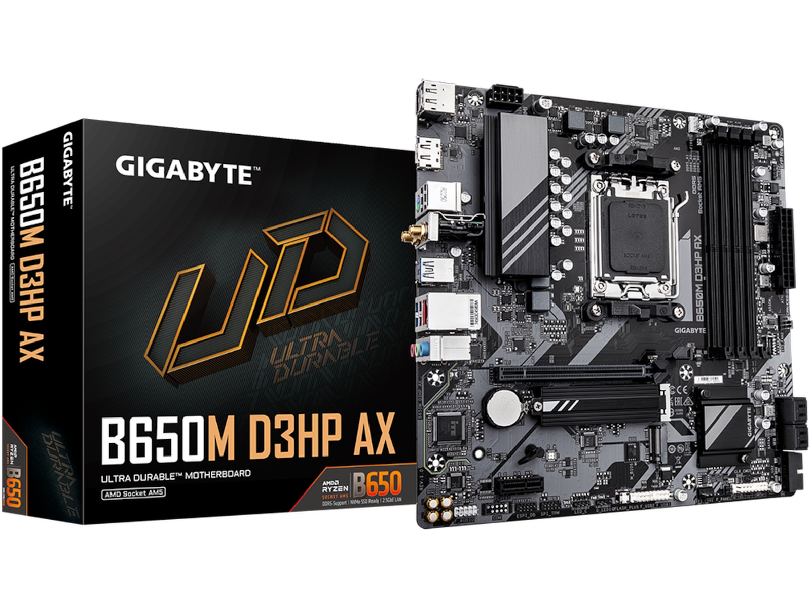 Gigabyte B650M D3HP AX Hovedkort AMD Socket