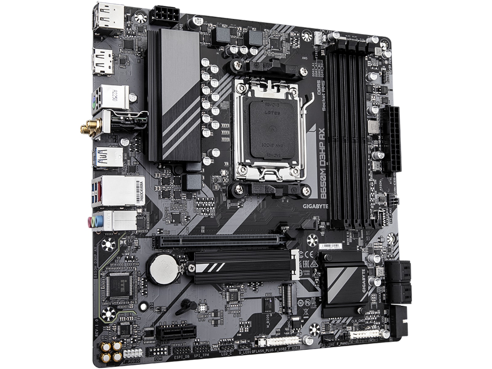 Gigabyte B650M D3HP AX Hovedkort AMD Socket