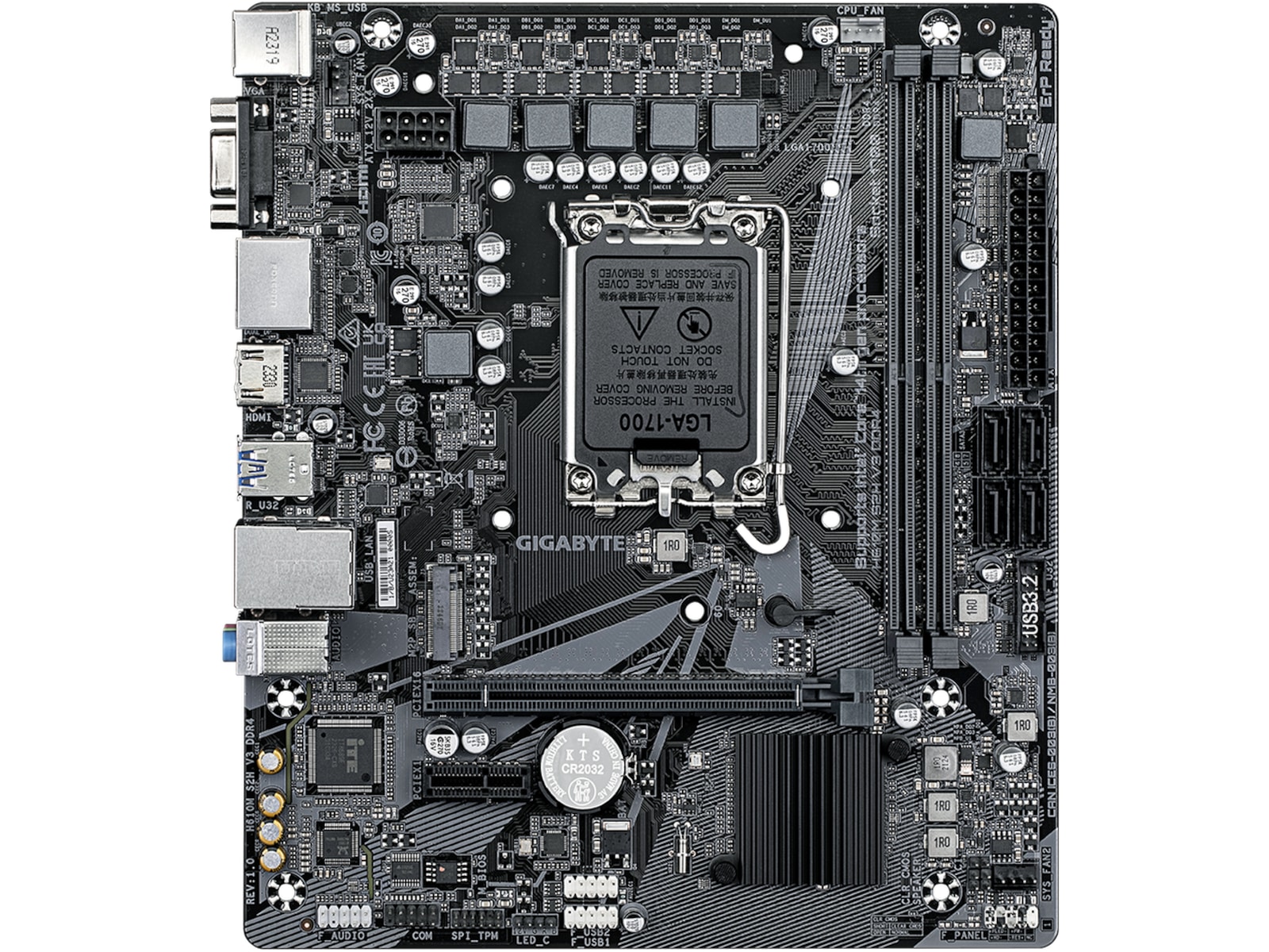 Gigabyte H610M S2H V3 DDR4 Hovedkort Intel Socket