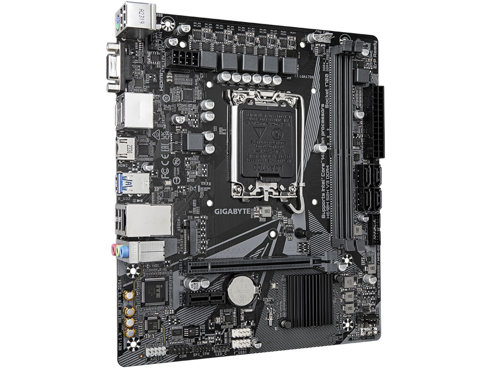 Gigabyte H610M S2H V3 DDR4 Hovedkort Intel Socket