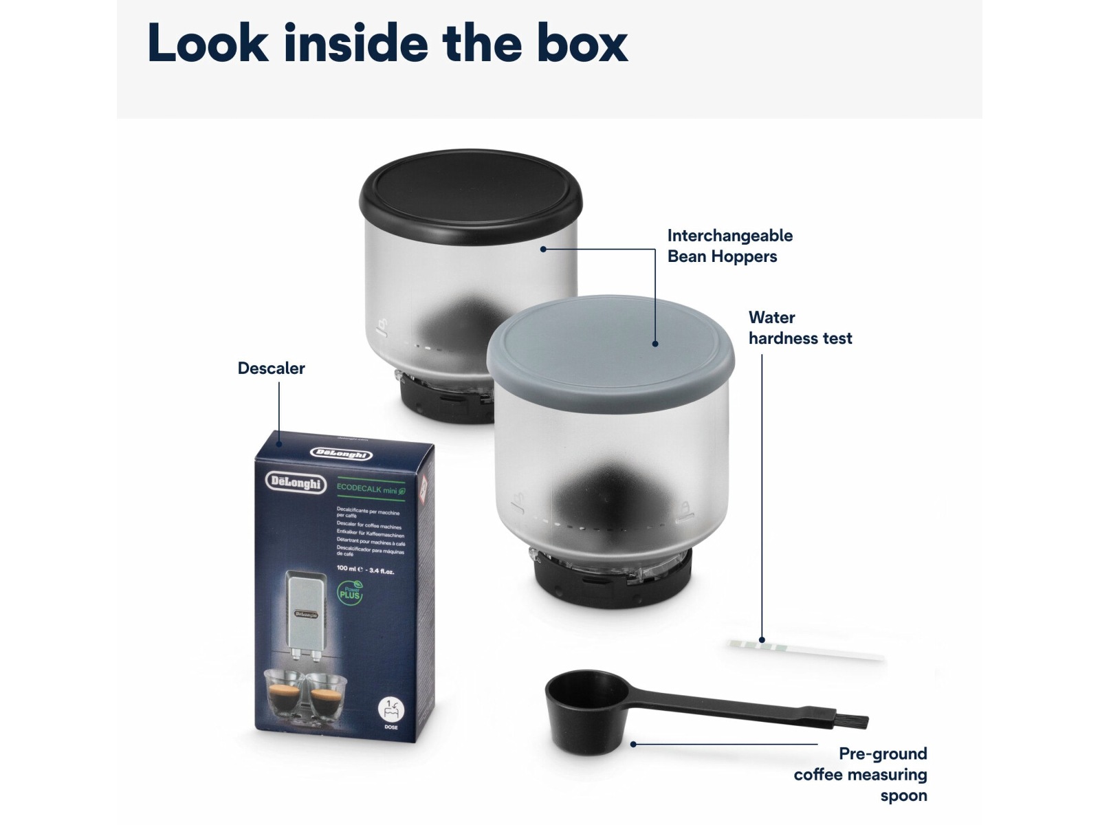 DeLonghi Rivelia EXAM440.35.B automatisk kaffemaskin Espressomaskiner