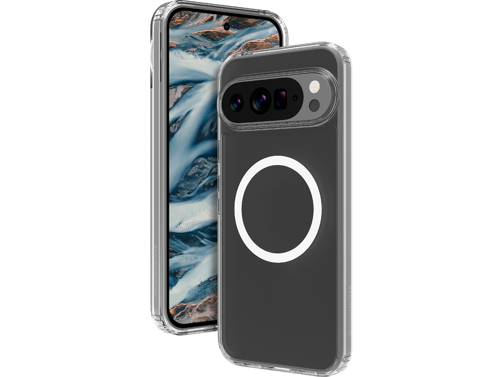 dbramante1928 Google Pixel 10 Pro XL Iceland Pro Qi2 Deksel (Gjennomsiktig) Mobildeksel